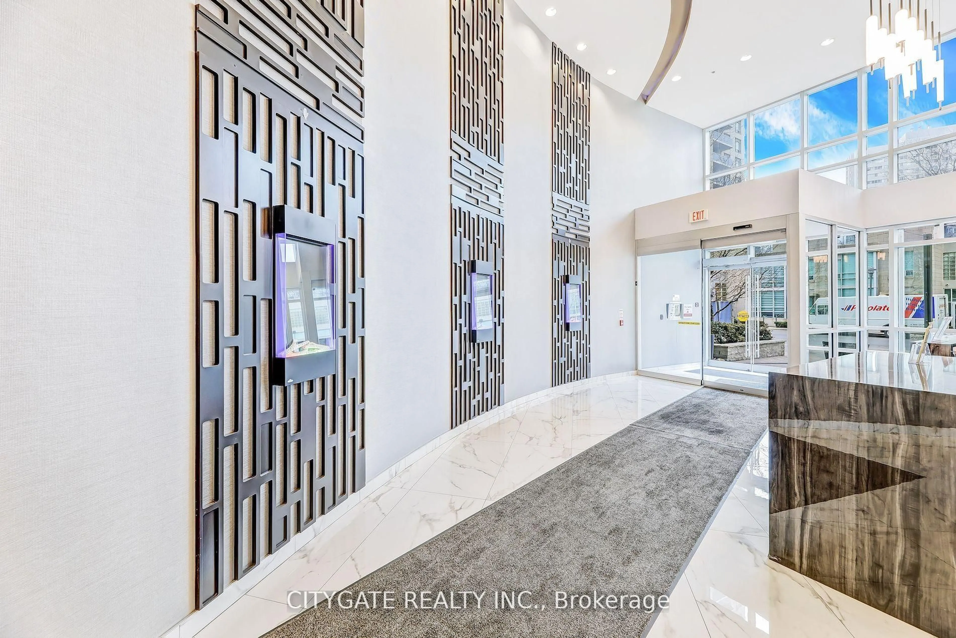 Indoor foyer for 80 Absolute Ave #806, Mississauga Ontario L4Z 0A5