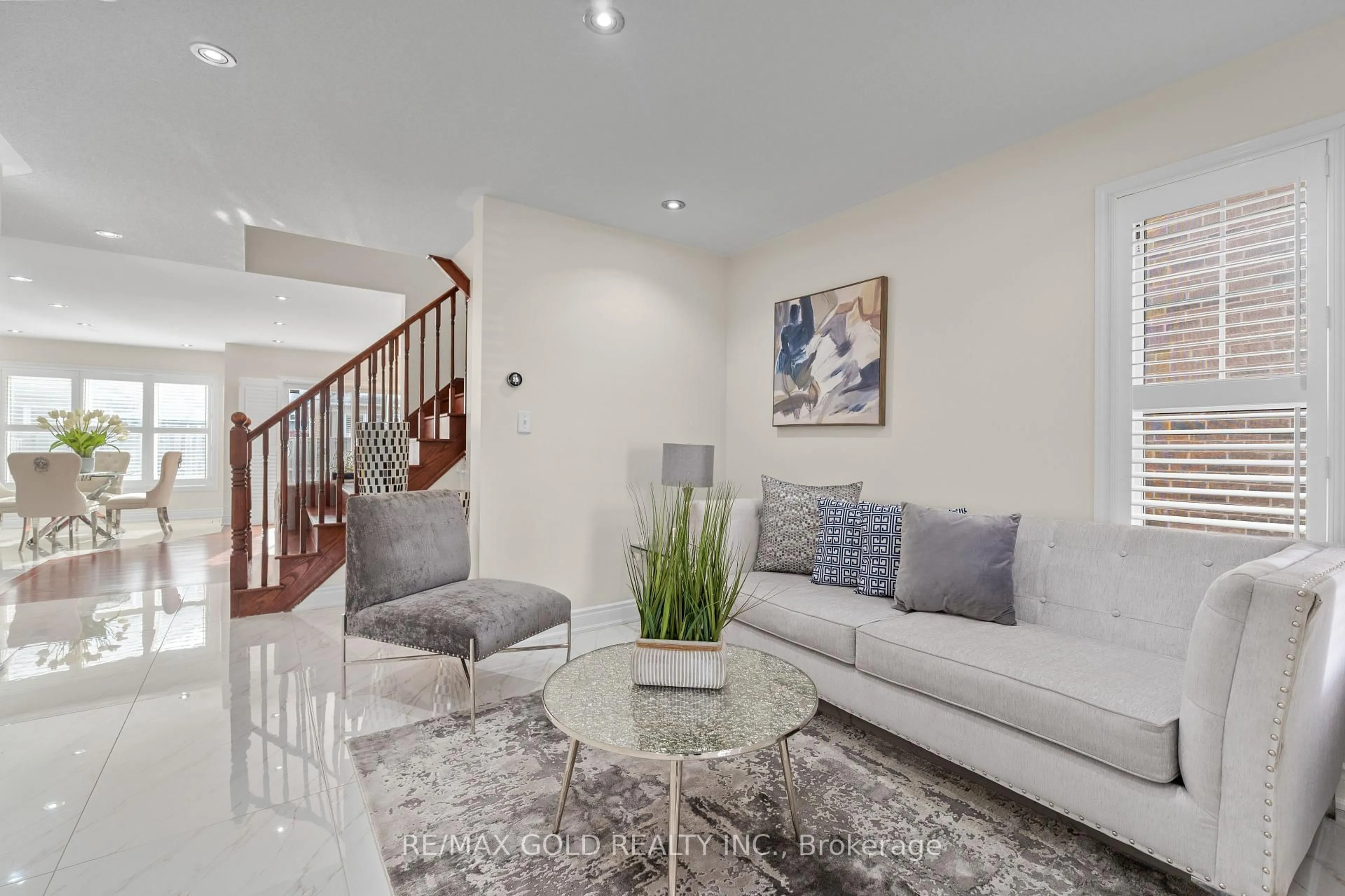 Living room with furniture, unknown for 18 Apple Valley Way, Brampton Ontario L6P 3P8