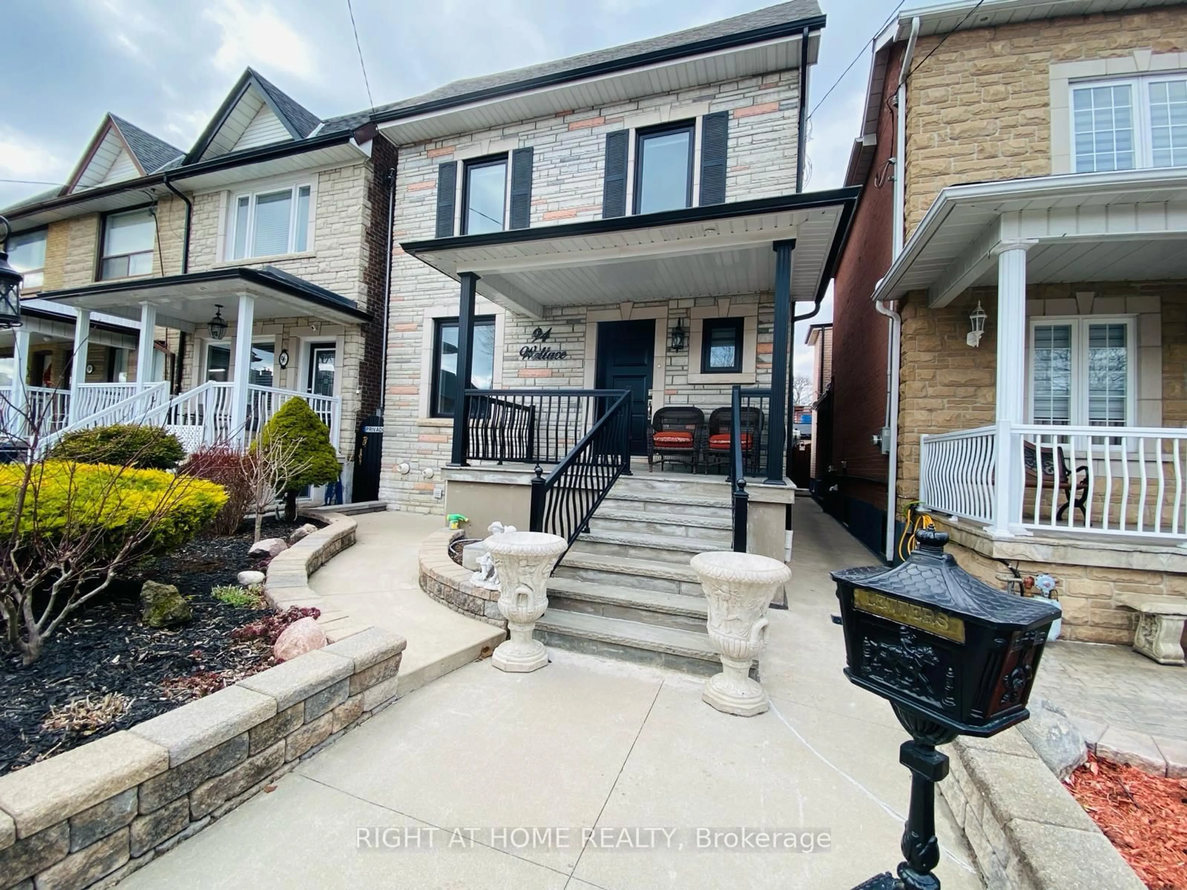 Home with brick exterior material, street for 94 Wallace Ave, Toronto Ontario M6H 1T5