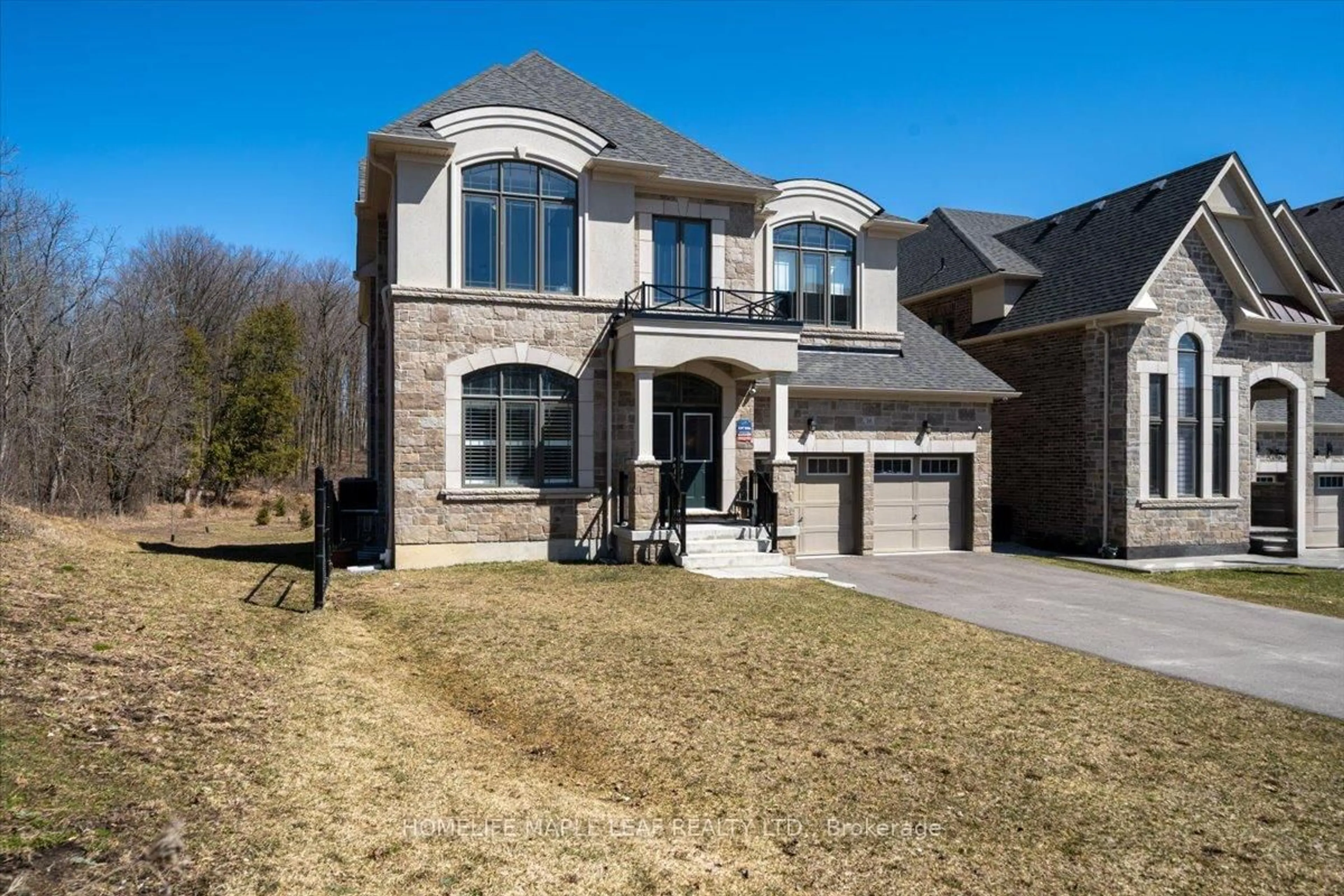 Home with brick exterior material, street for 36 Daisy Meadow Cres, Caledon Ontario L7C 4G3