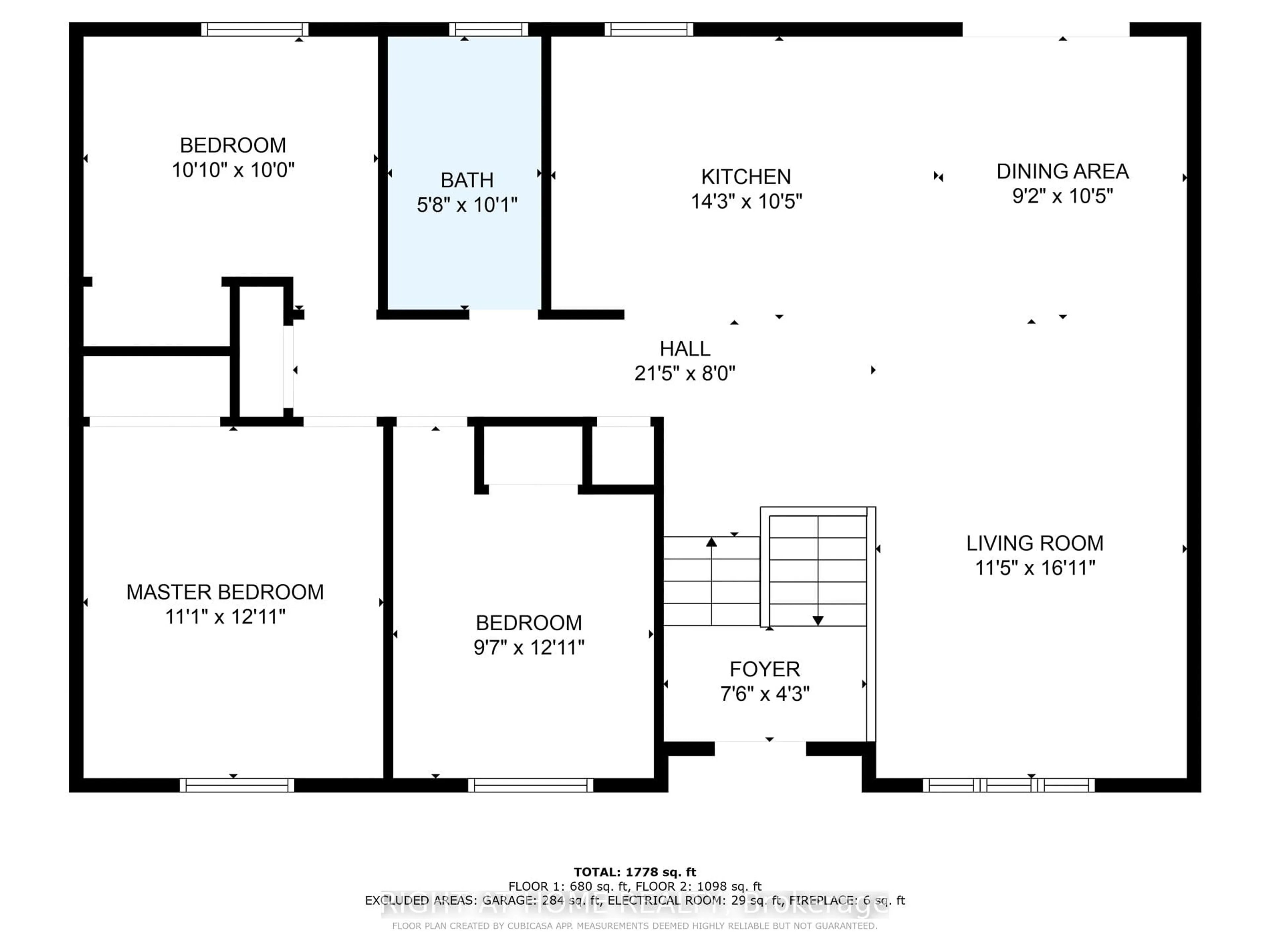 Floor plan for 3412 Putter Pl, Burlington Ontario L7N 2P4