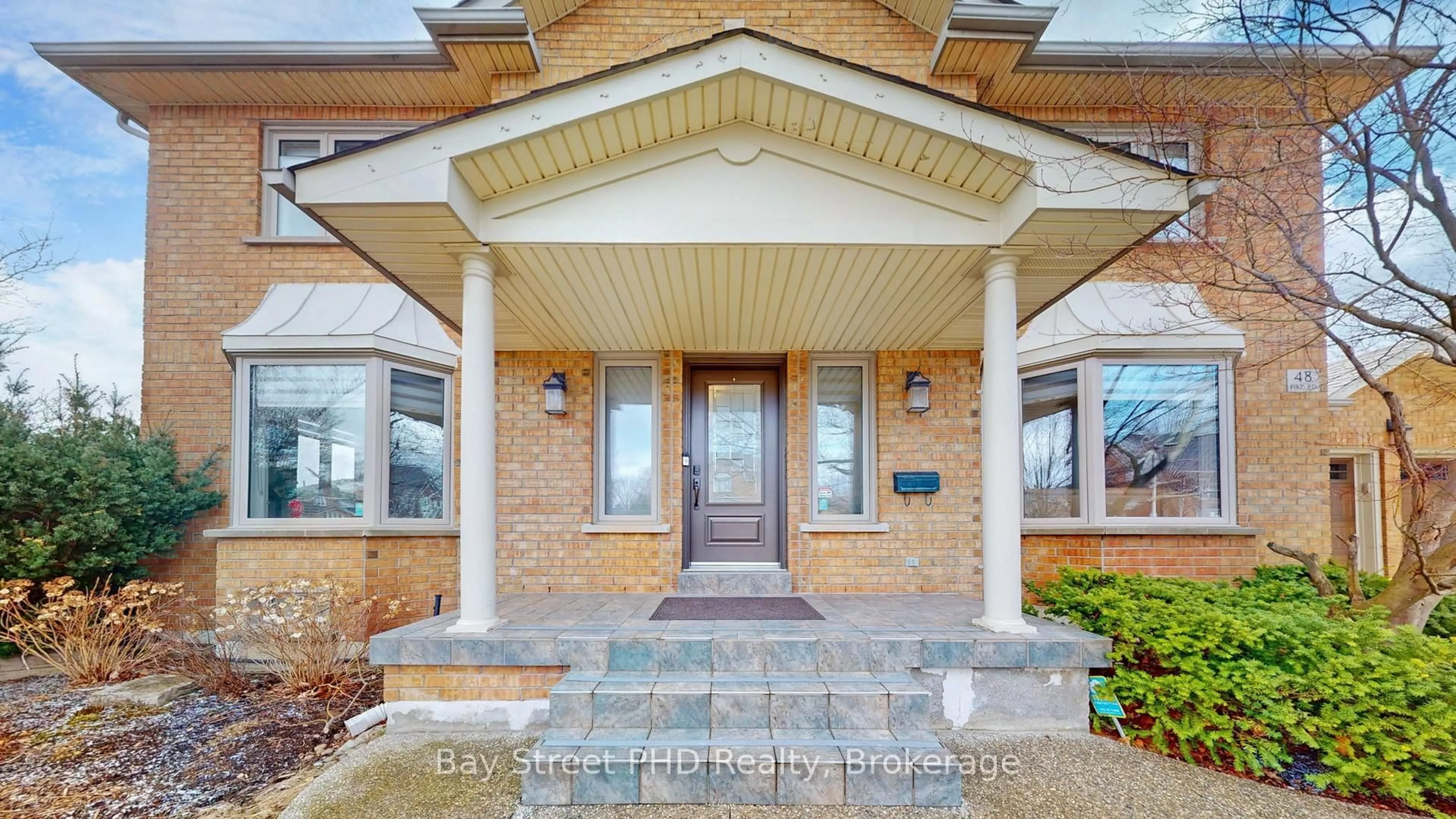 Home with brick exterior material, street for 48 Pike Rd, Oakville Ontario L6H 6C3