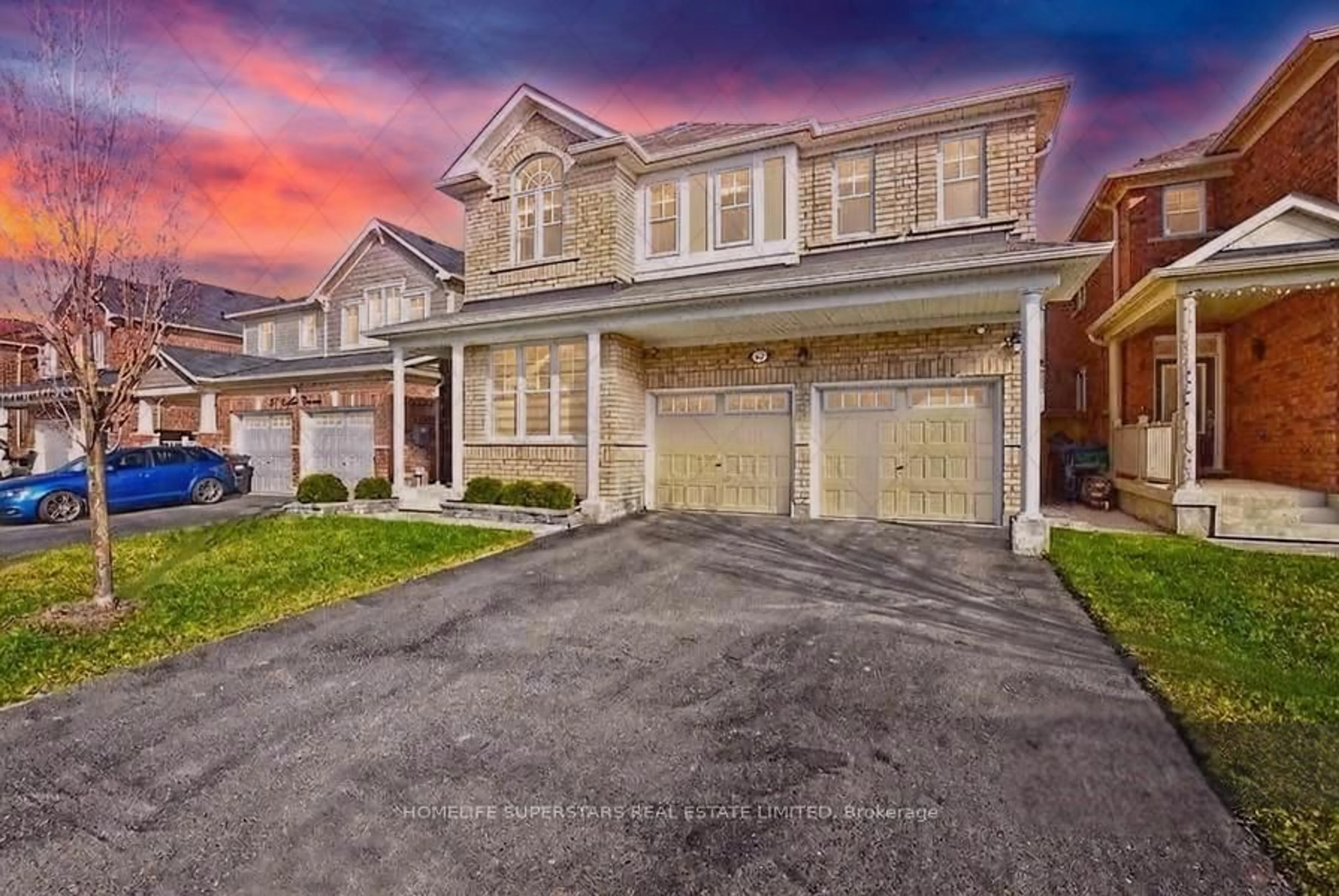 Home with brick exterior material, street for 63 Enford Cres, Brampton Ontario L7A 4C7