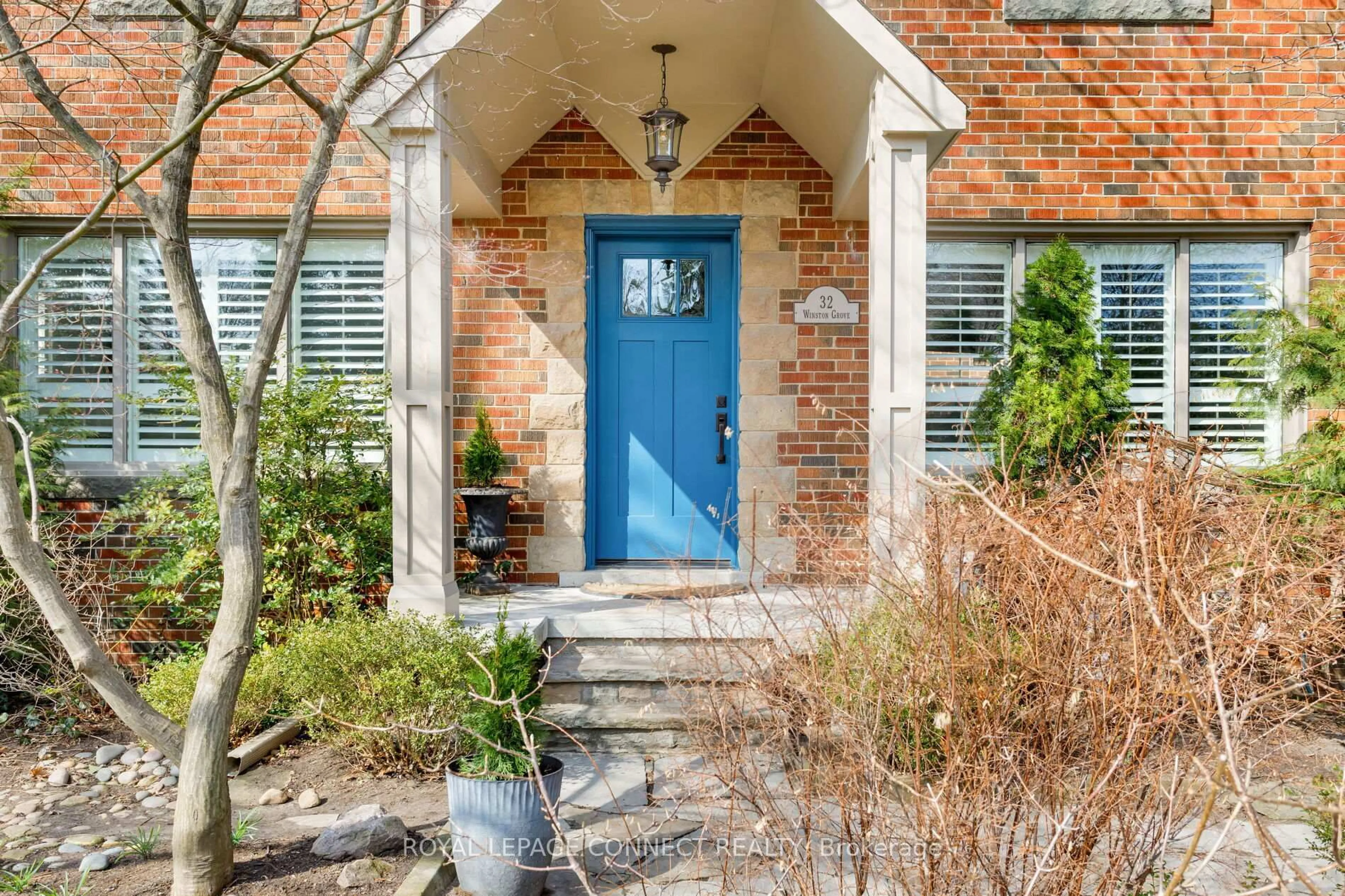 Home with brick exterior material, street for 32 Winston Grve, Toronto Ontario M8Y 2K9