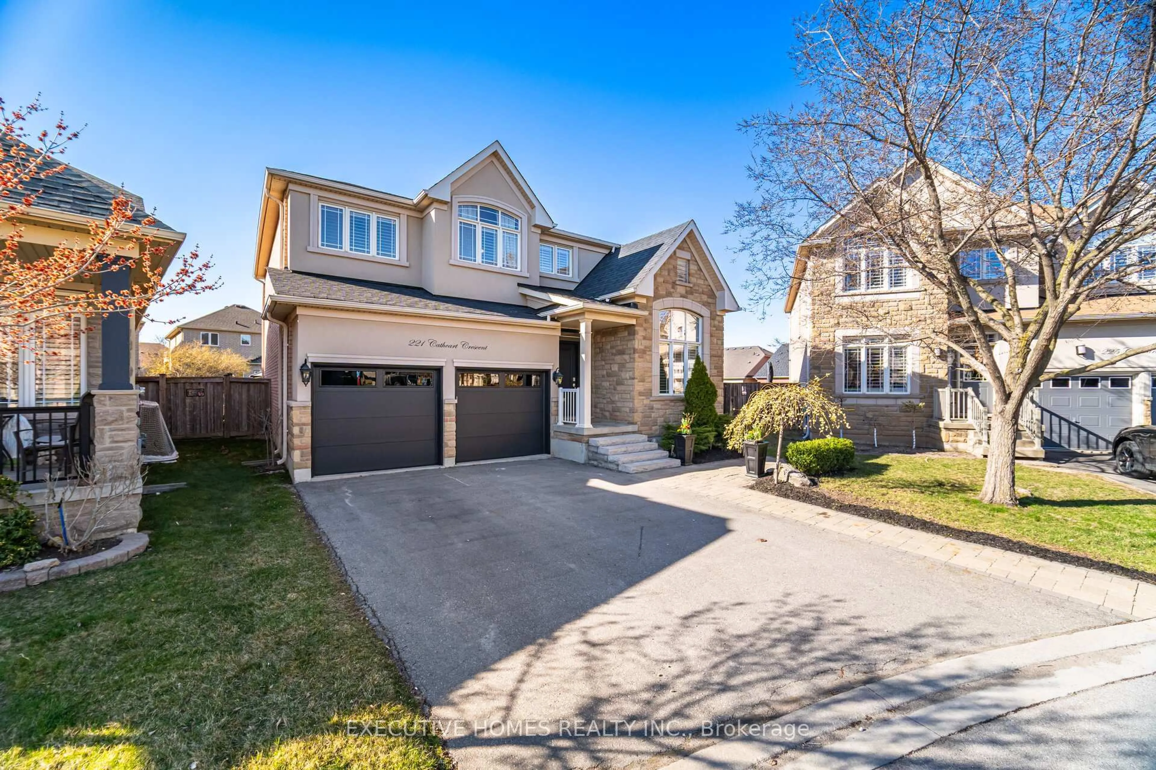 Home with brick exterior material, street for 221 Cathcart Cres, Milton Ontario L9T 7P2