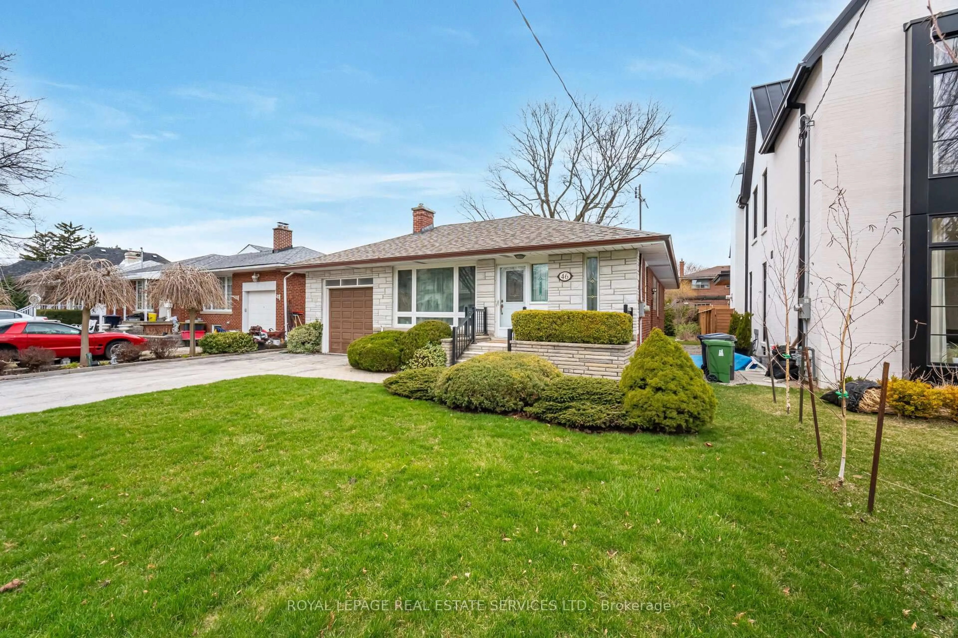 Home with brick exterior material, street for 46 Cardigan Rd, Toronto Ontario M8Z 2W2
