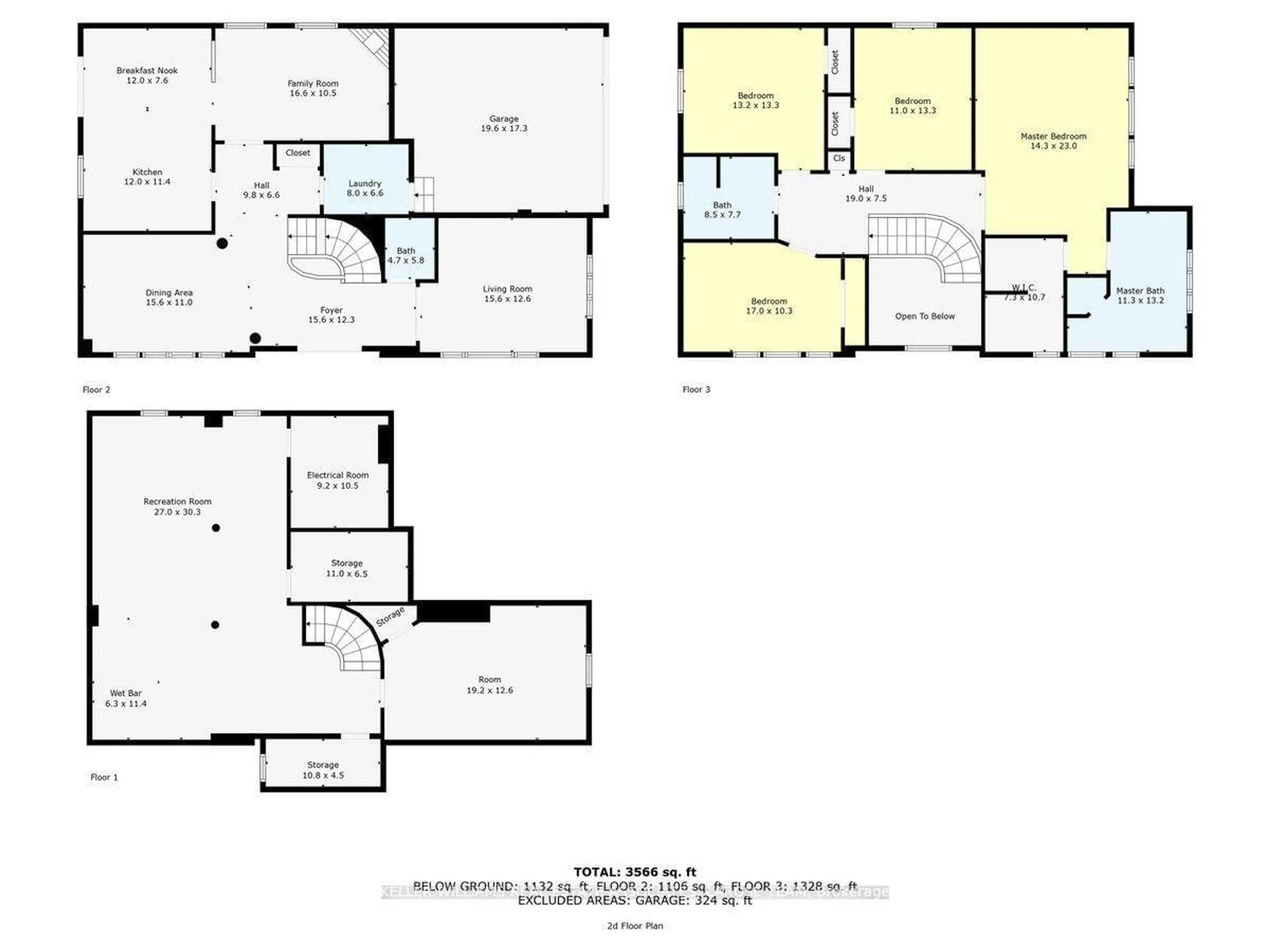 Floor plan for 1387 Kingsgrove Pl, Oakville Ontario L6M 3W4