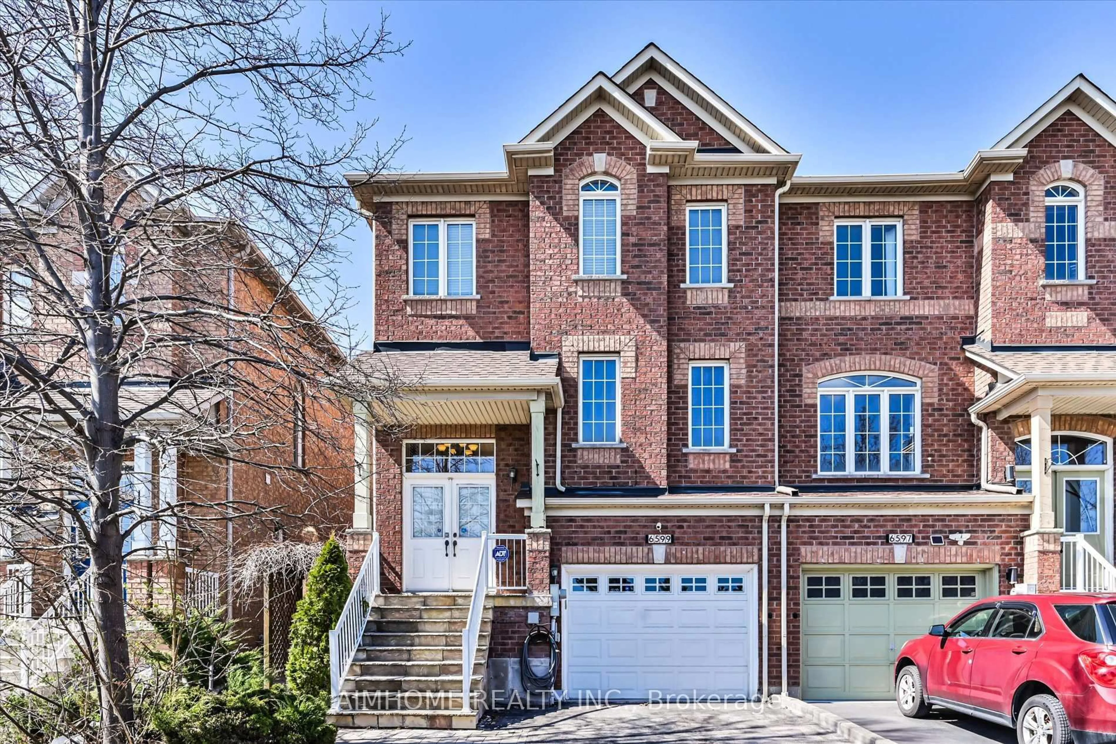 Home with brick exterior material, street for 6599 Jazzy Mews, Mississauga Ontario L5W 1R9
