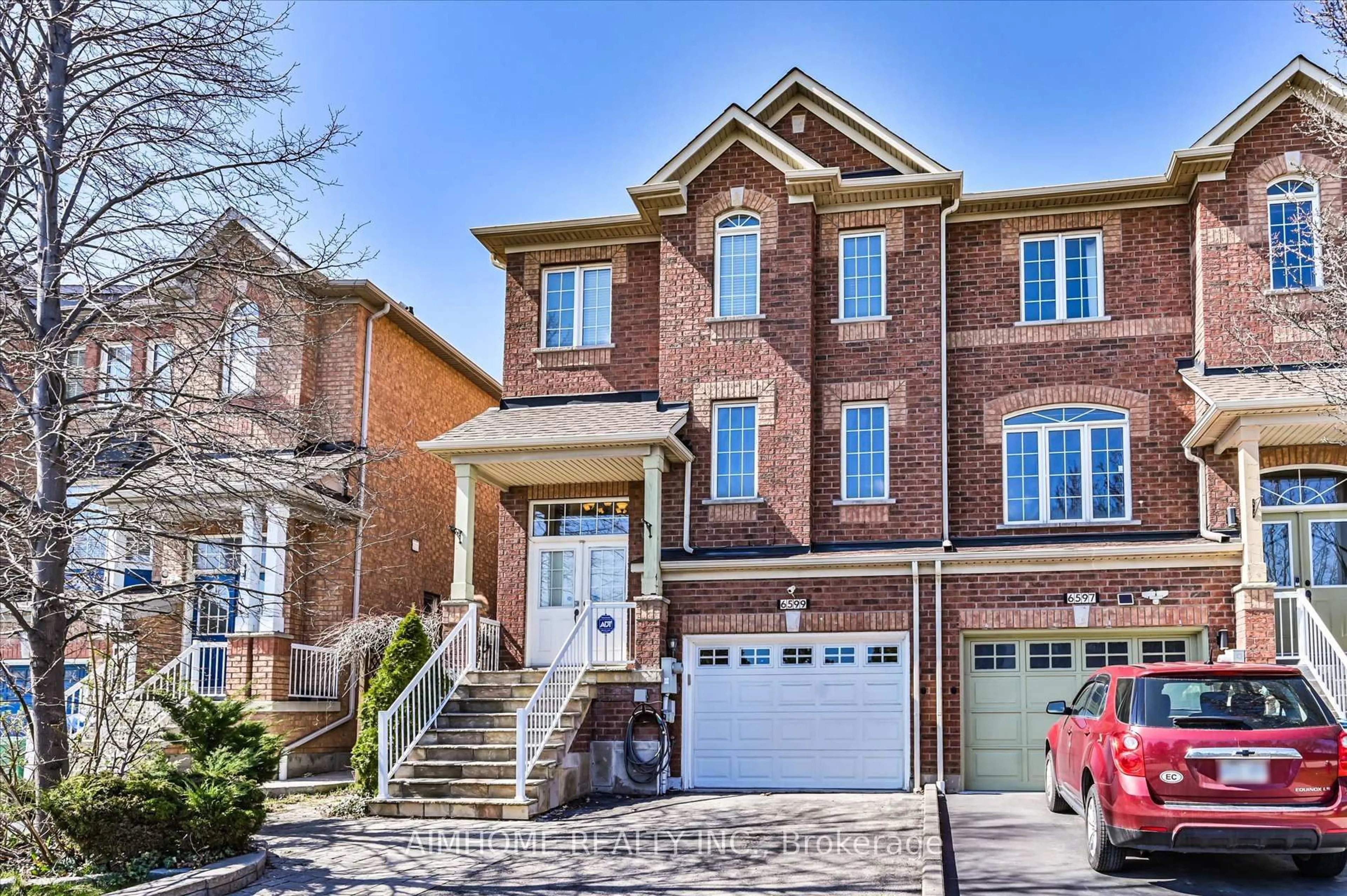 Home with brick exterior material, street for 6599 Jazzy Mews, Mississauga Ontario L5W 1R9