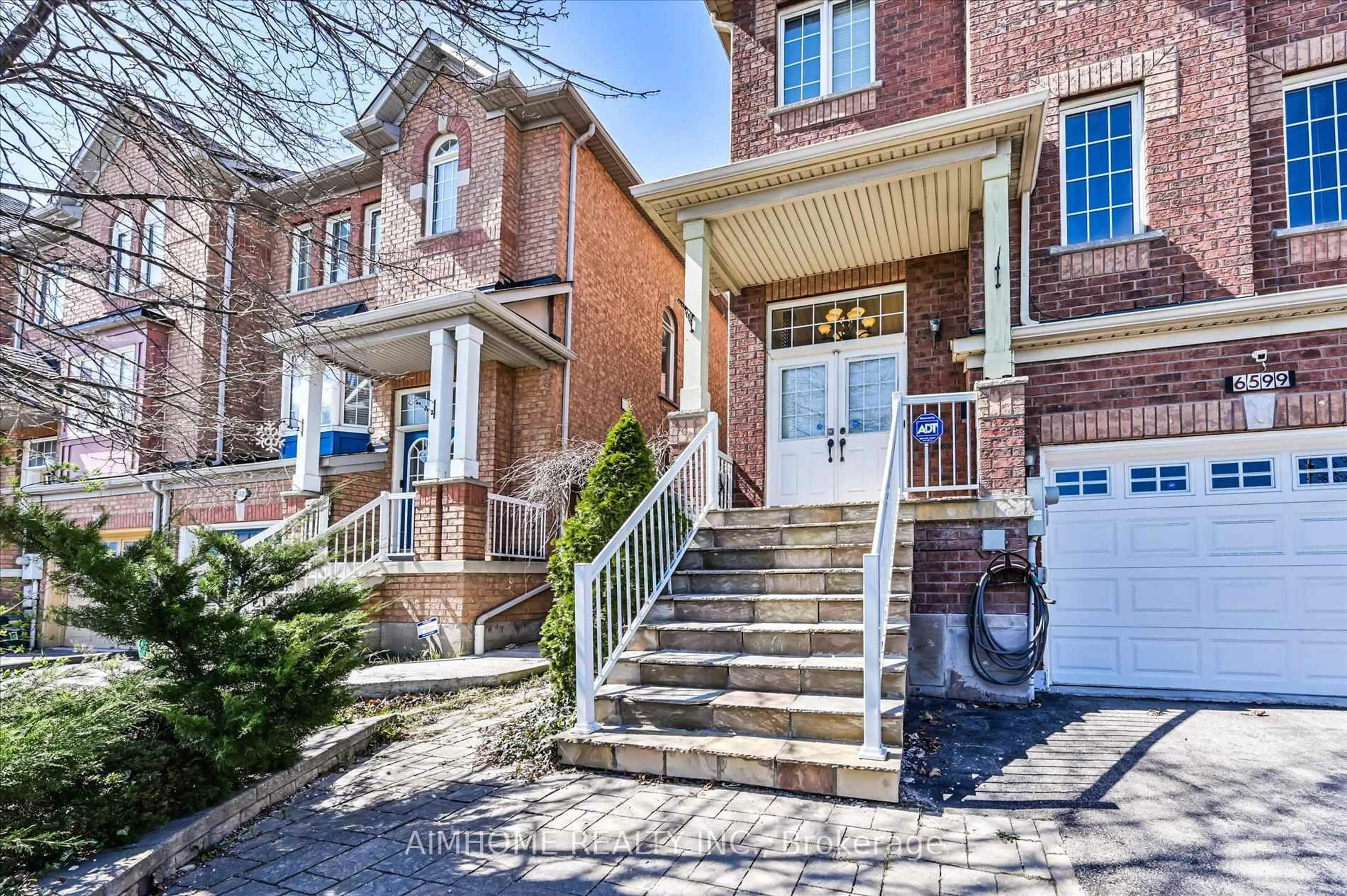 Home with brick exterior material, street for 6599 Jazzy Mews, Mississauga Ontario L5W 1R9
