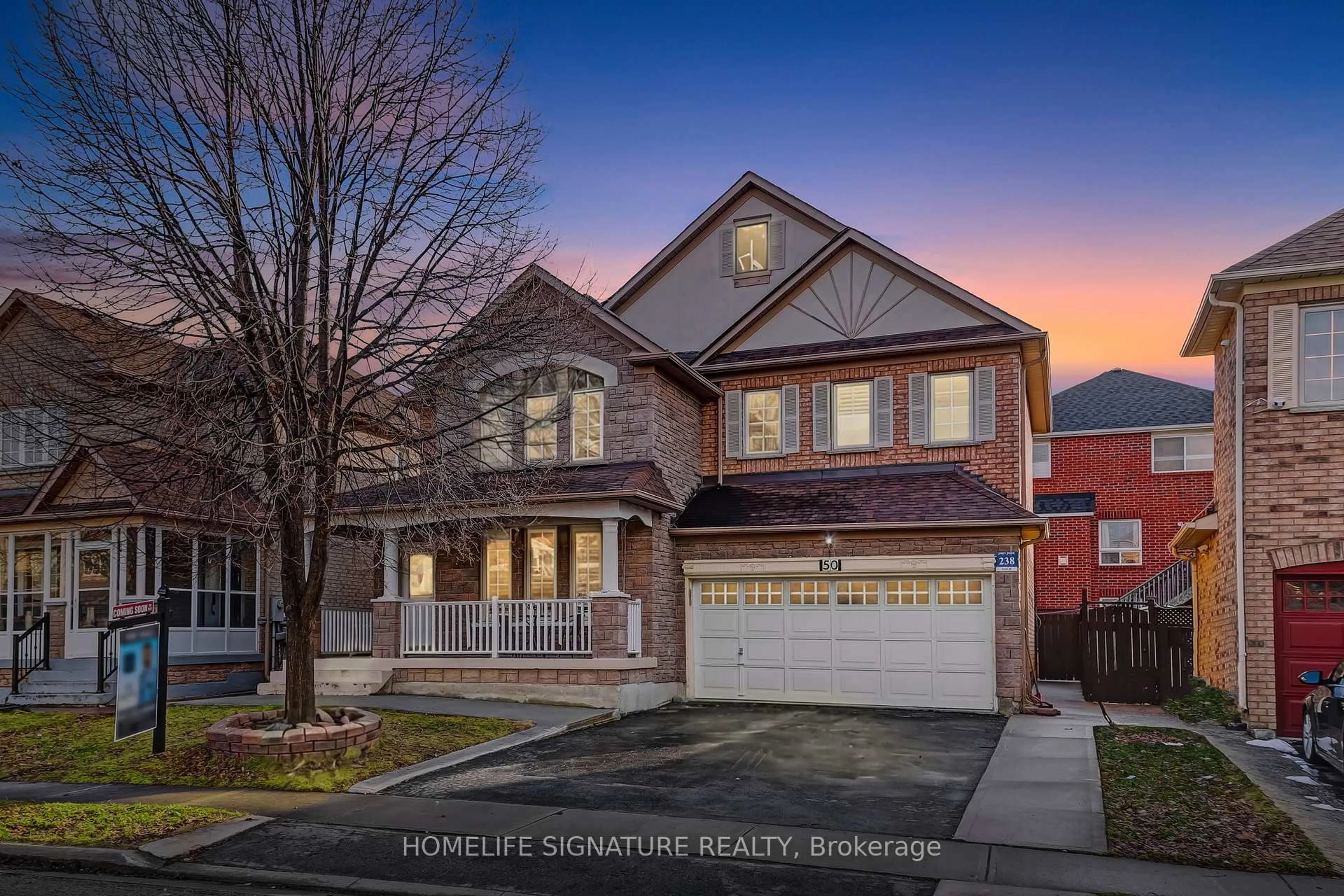 Home with brick exterior material, street for 50 Marbleseed Cres, Brampton Ontario L6R 2J7