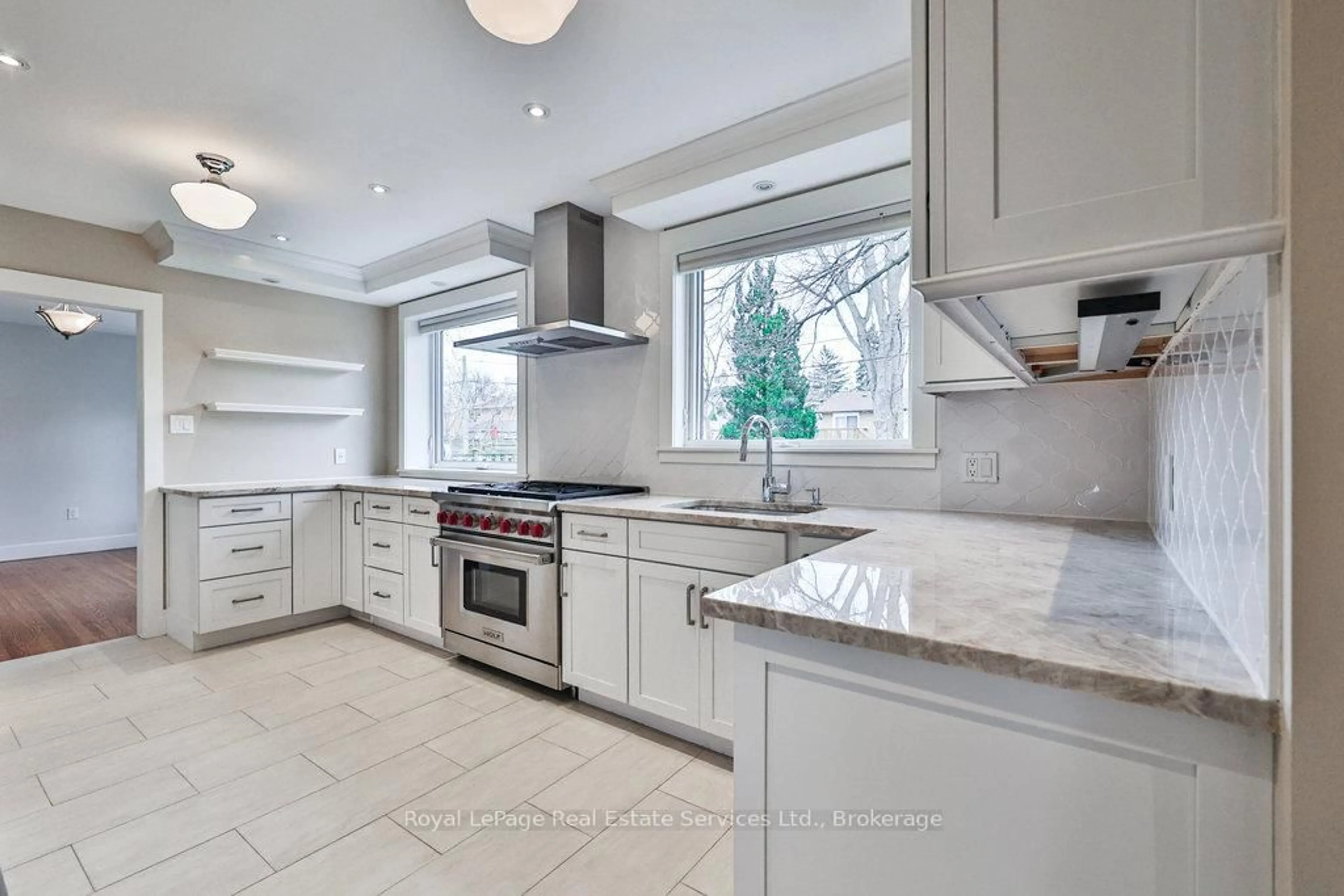 Contemporary kitchen, ceramic/tile floor for 196 Sabel St, Oakville Ontario L6L 3V4