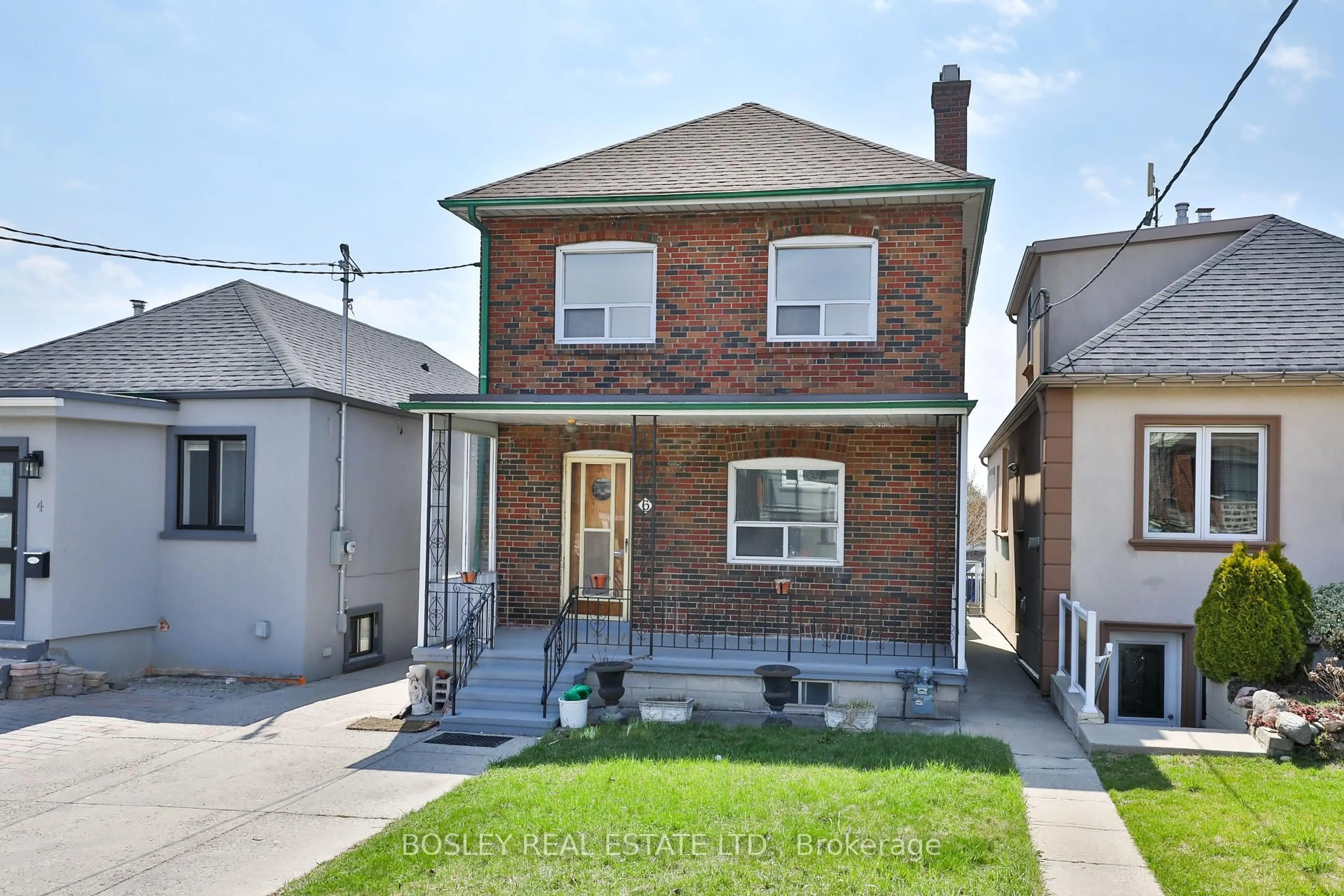 Home with brick exterior material, street for 6 Failsworth Ave, Toronto Ontario M6M 3J2