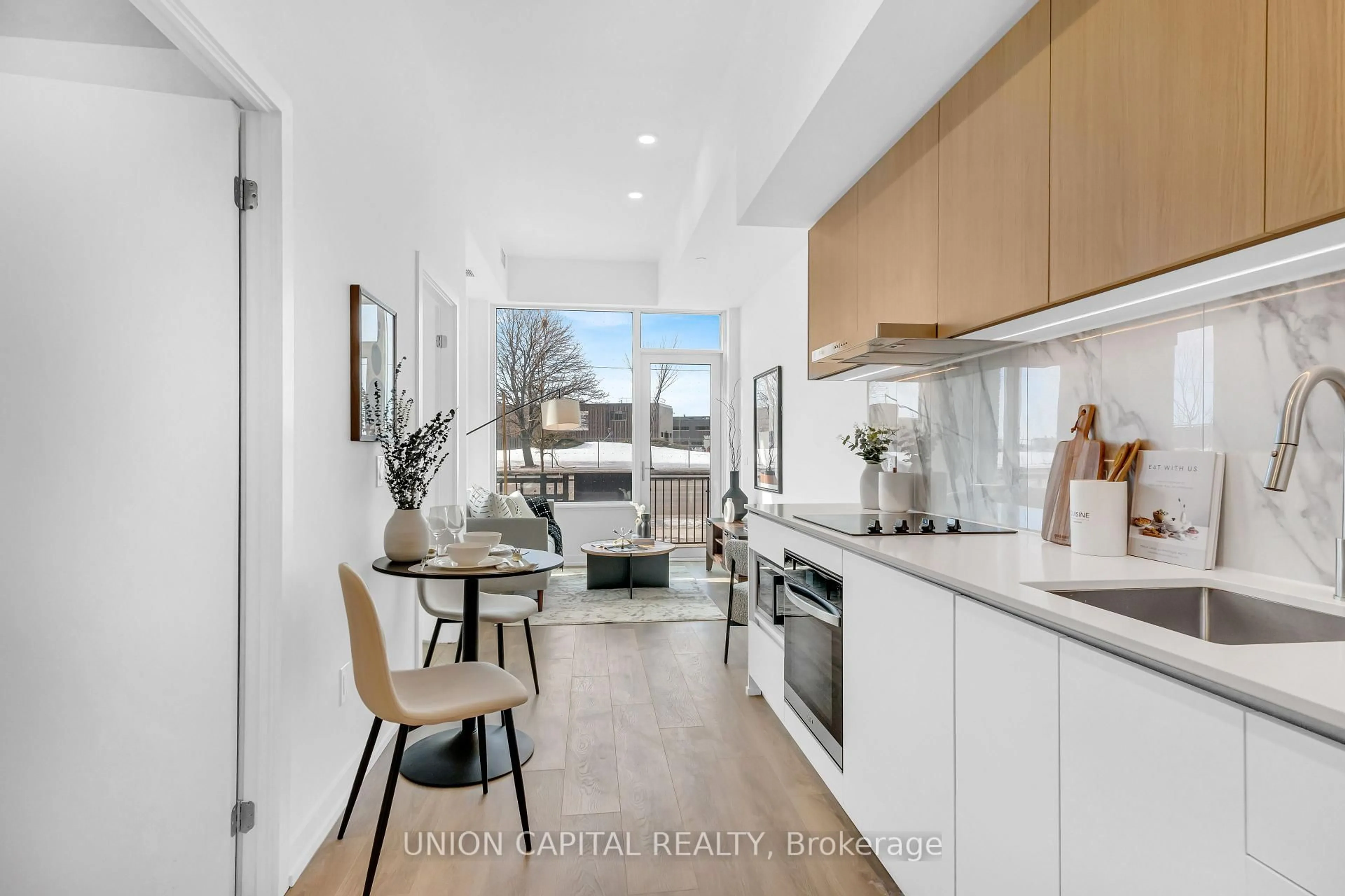 Open concept kitchen, unknown for 1100 Sheppard Ave #109, Toronto Ontario M3K 0E4