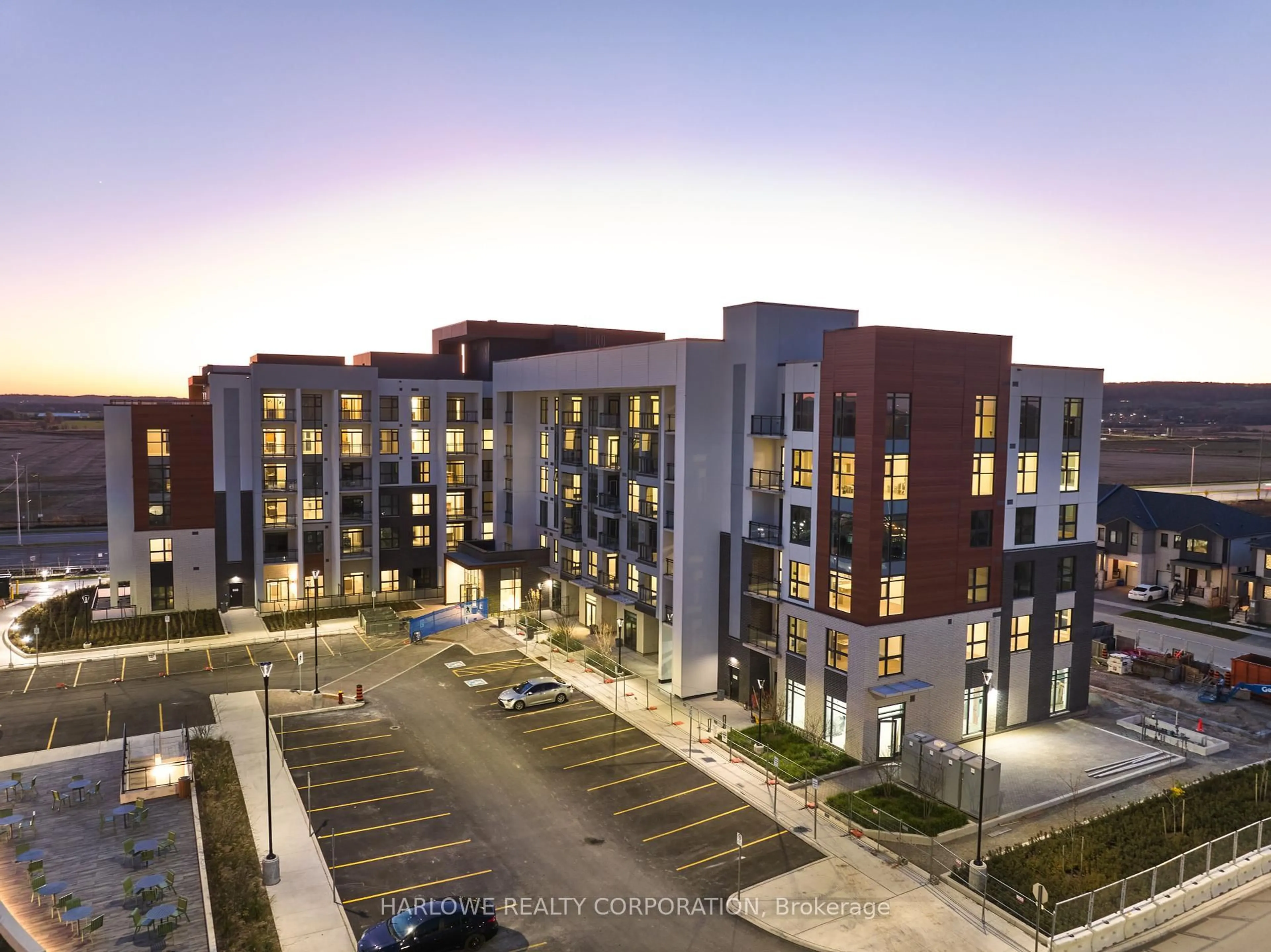 A pic from outside/outdoor area/front of a property/back of a property/a pic from drone, building for 490 Gordon Krantz Ave #504, Milton Ontario L9E 1Z4