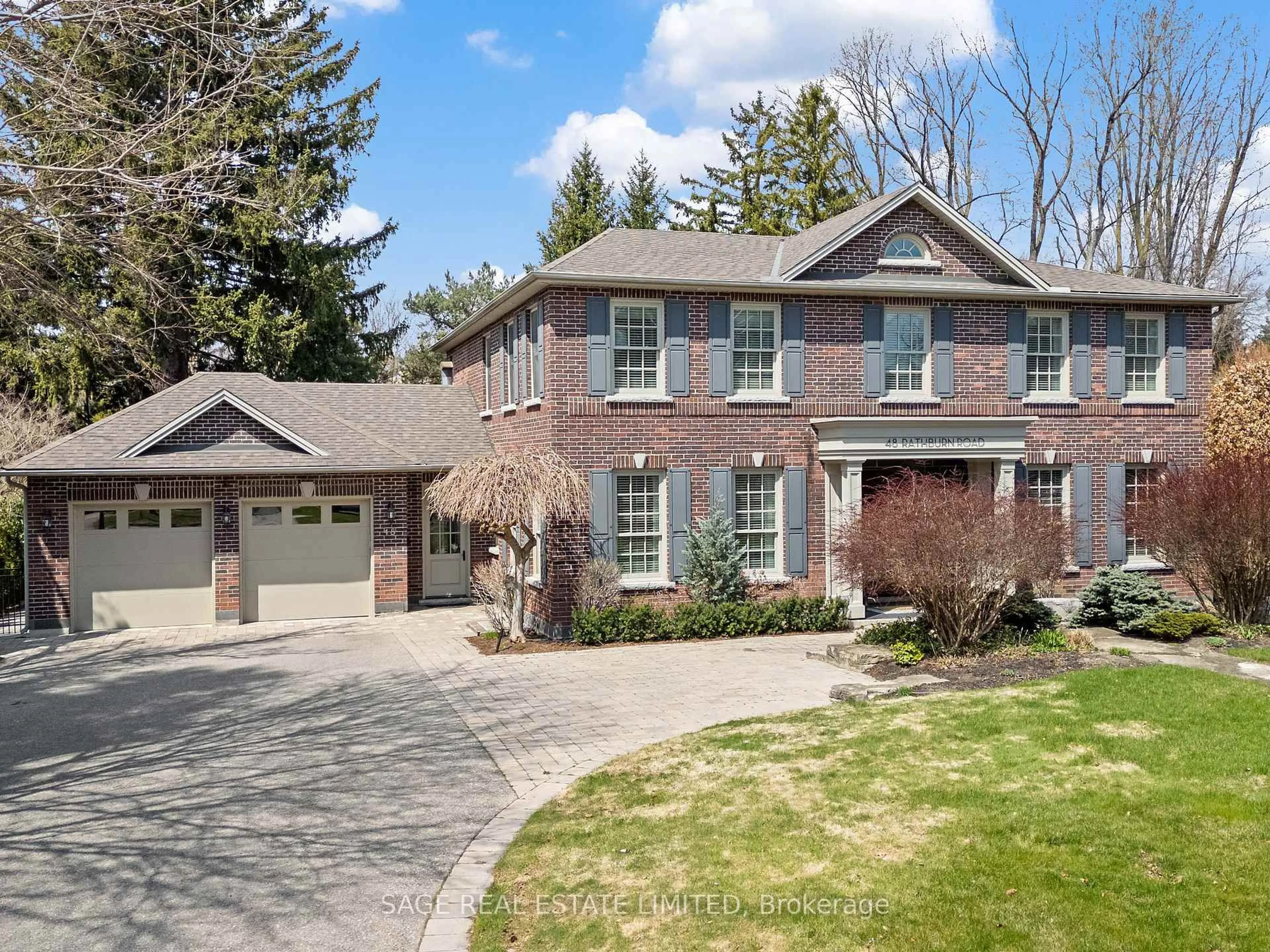 Home with brick exterior material, street for 48 Rathburn Rd, Toronto Ontario M9A 1P9