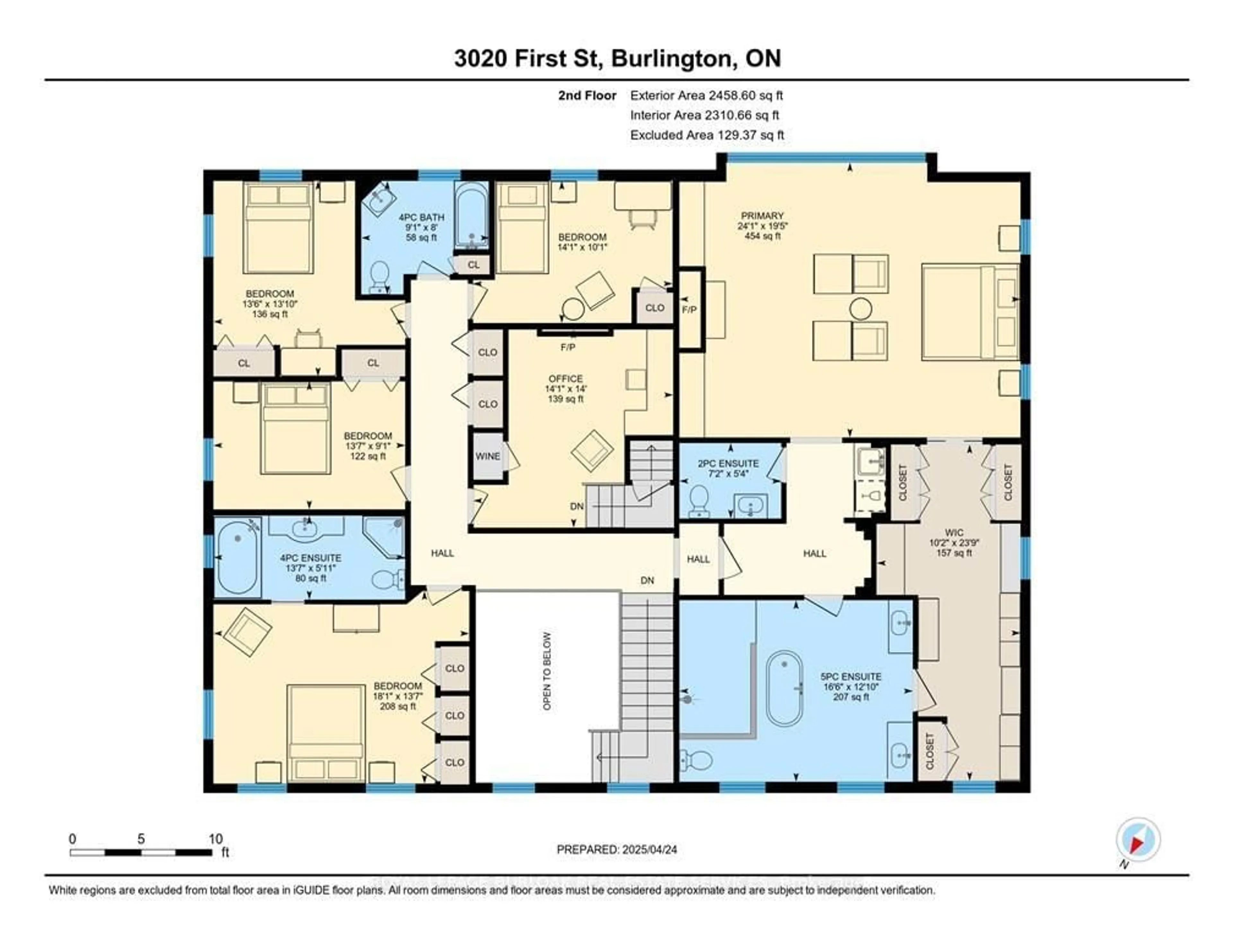 Floor plan for 3020 First St, Burlington Ontario L7N 1C3