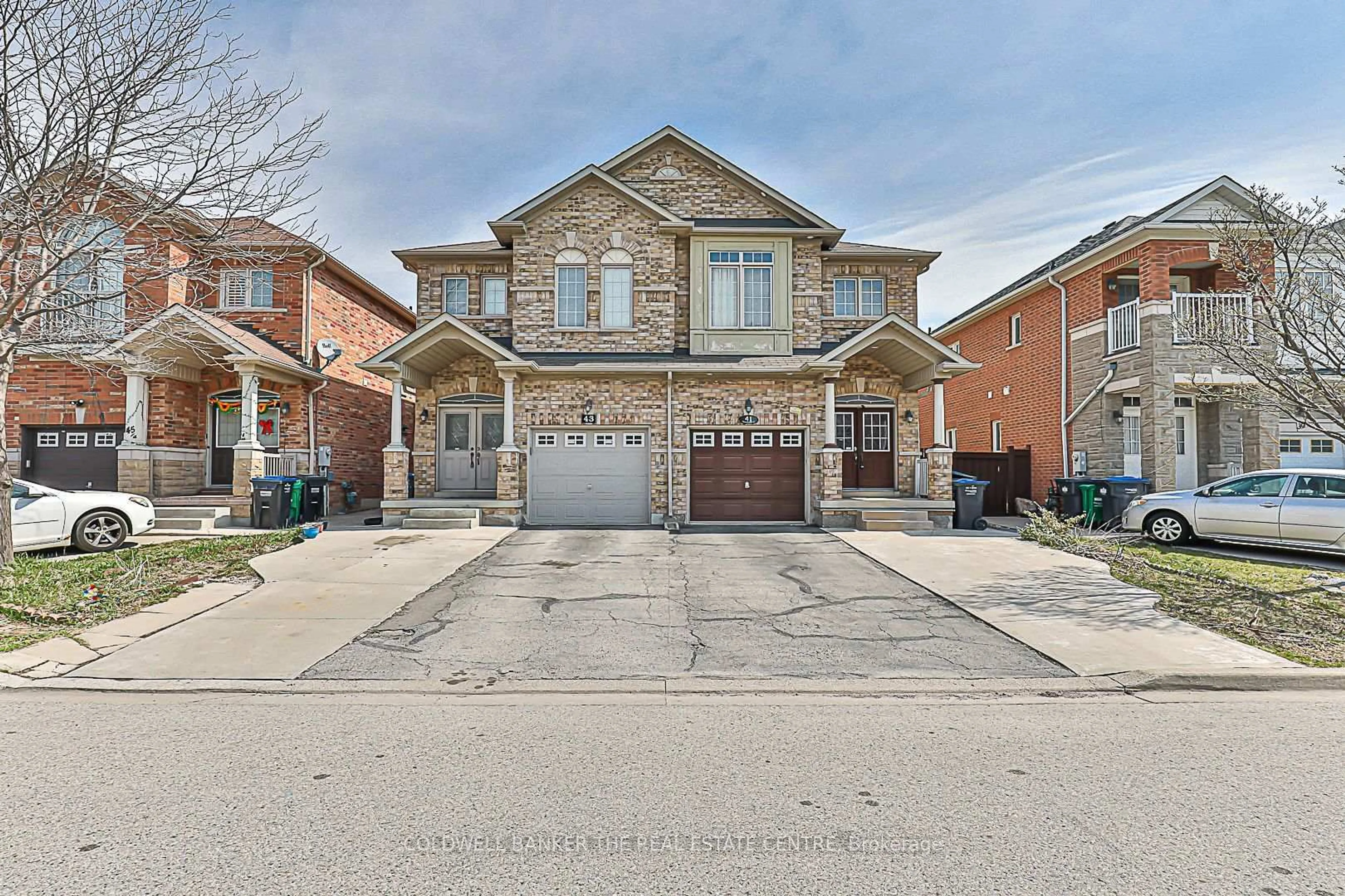 Home with brick exterior material, street for 43 Crystalview Cres, Brampton Ontario L6P 2R7