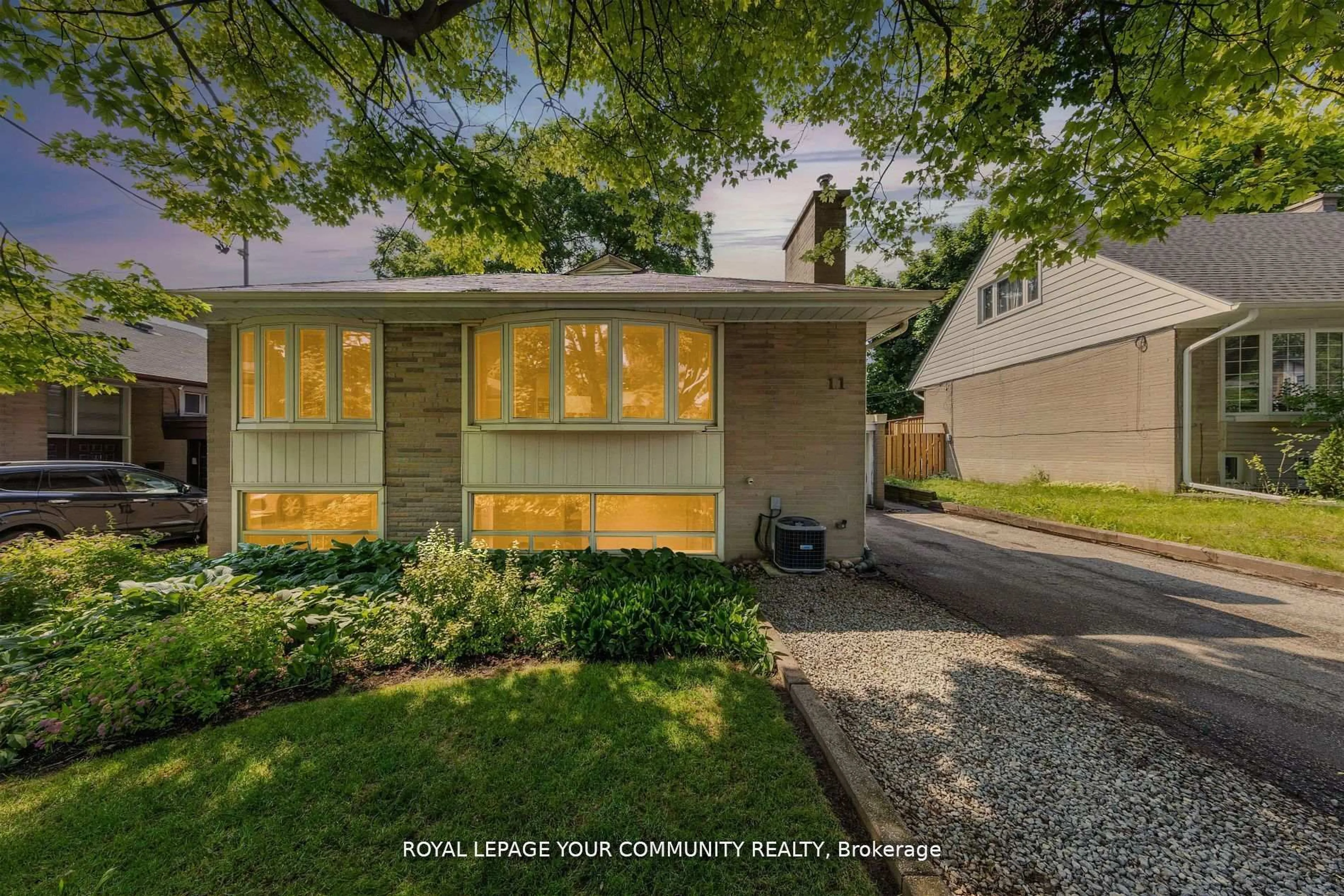 Home with brick exterior material, street for 11 Braywin Dr, Toronto Ontario M9P 2N9