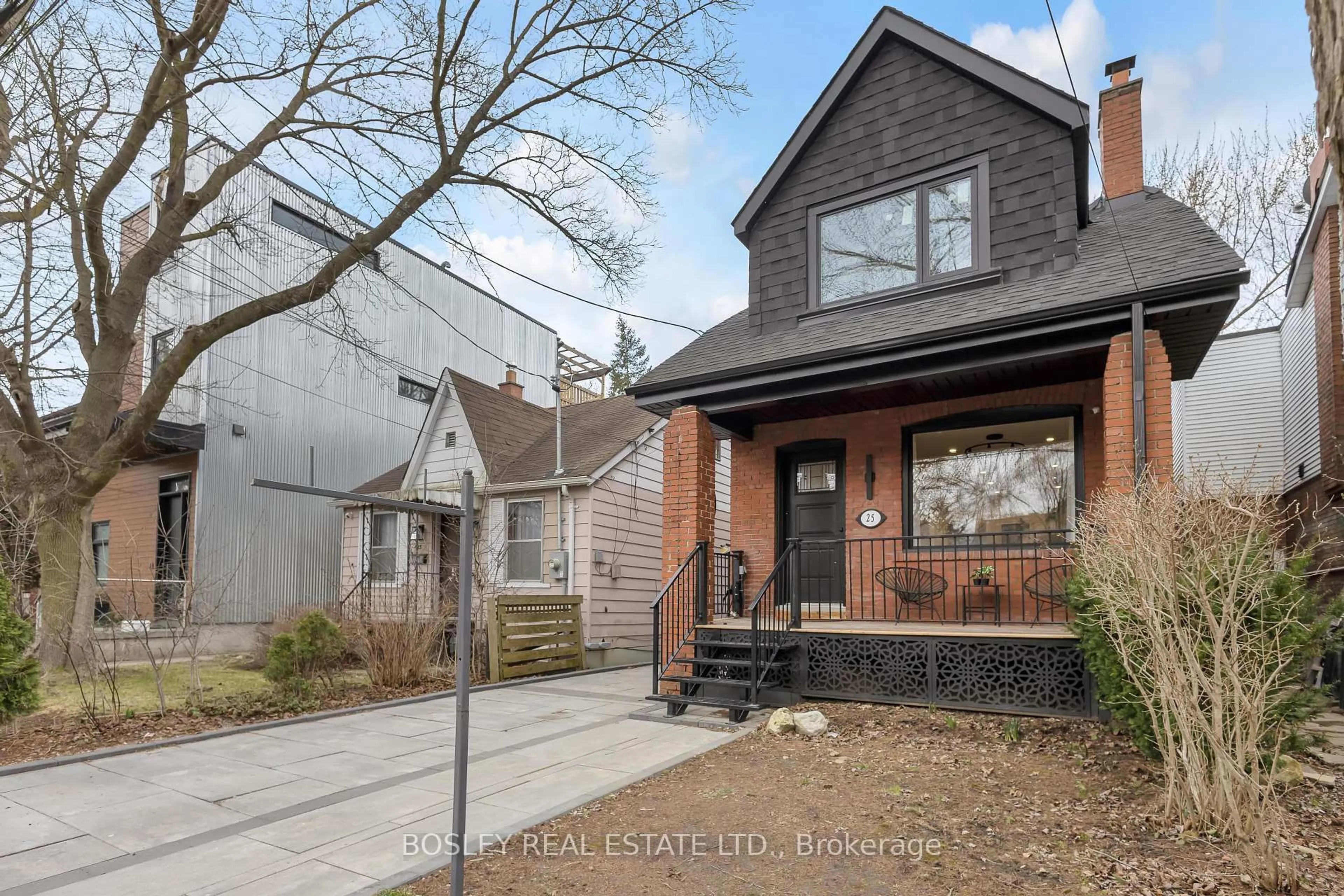 Home with brick exterior material, street for 25 Warren Cres, Toronto Ontario M6S 4S1