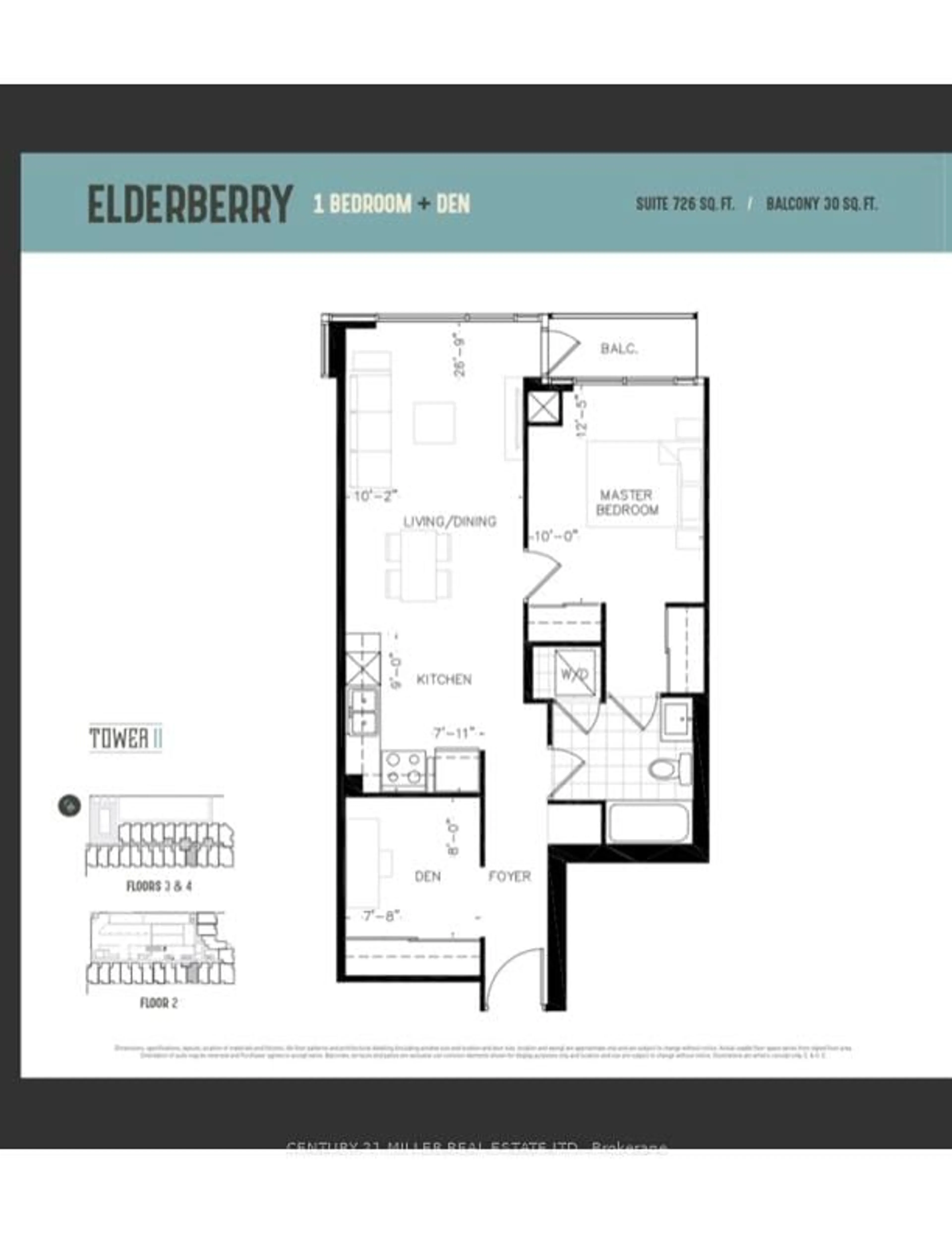 Floor plan for 2481 Taunton Rd #372, Oakville Ontario L6H 3R7