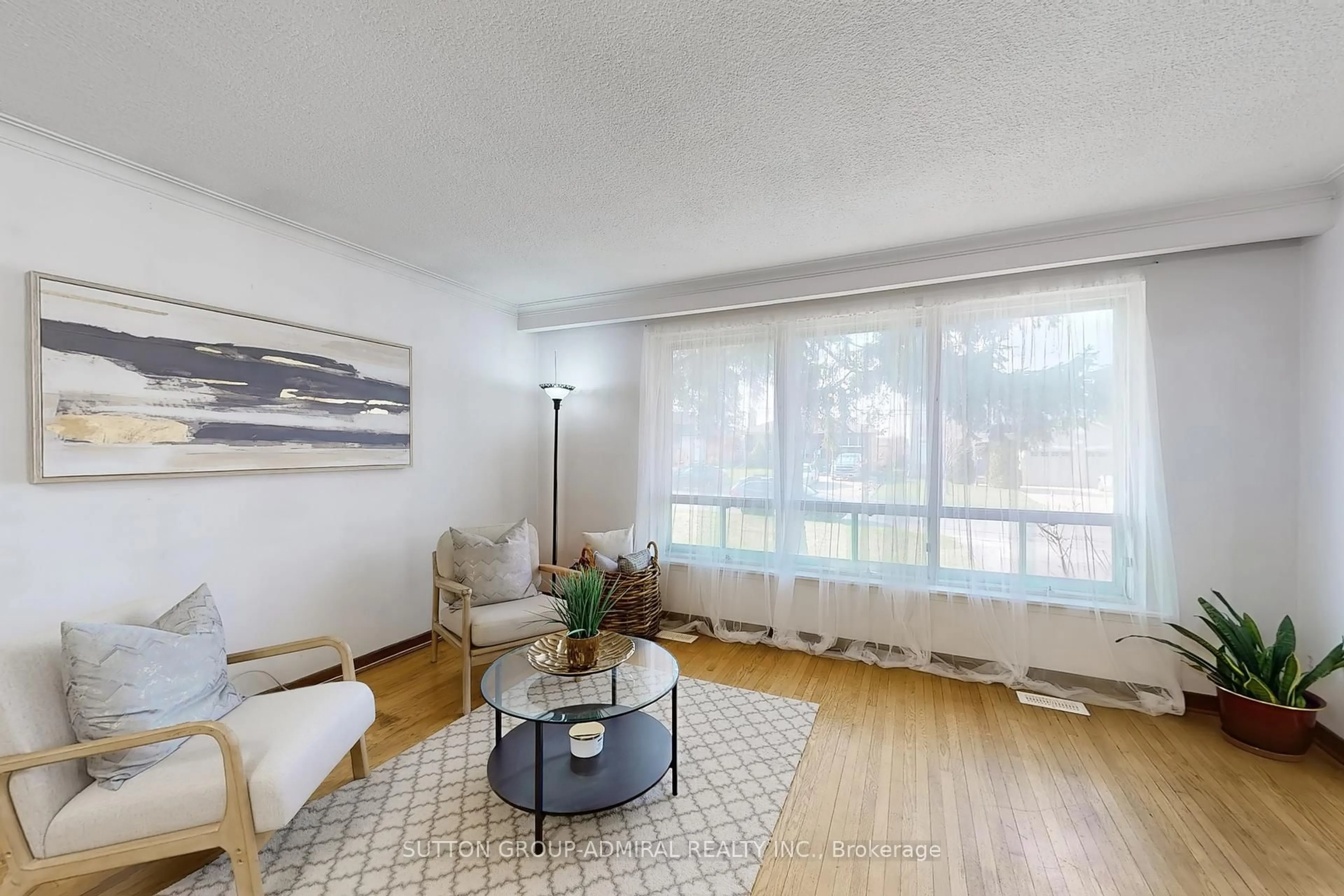 Living room with furniture, unknown for 95 Gaydon Ave, Toronto Ontario M9M 1G8