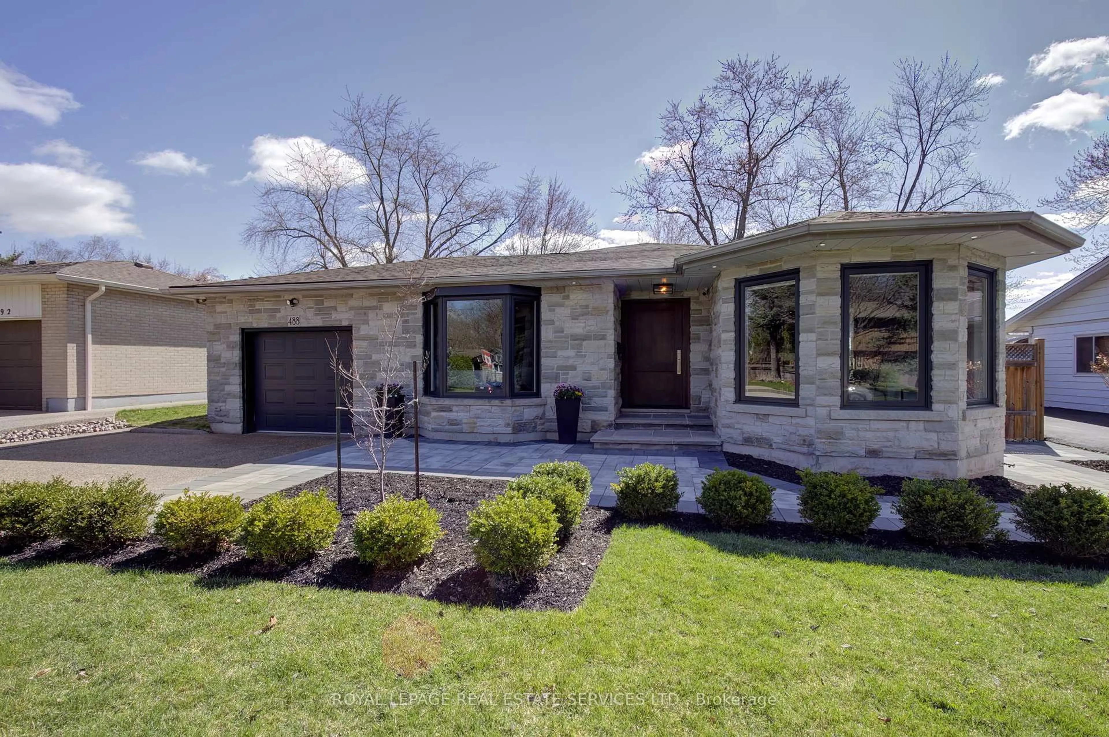 Home with brick exterior material, street for 488 Grand Blvd, Oakville Ontario L6H 1P3