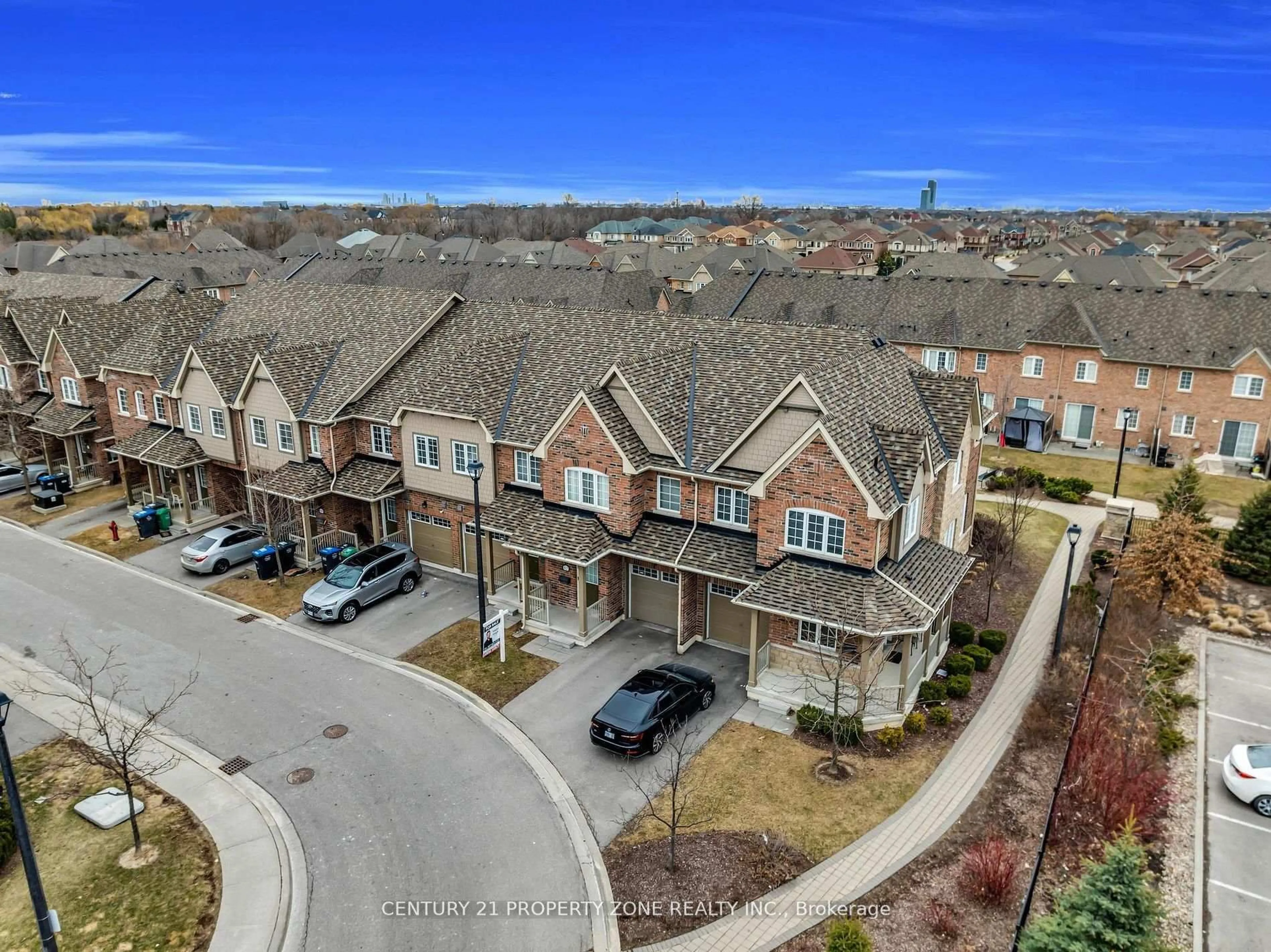 A pic from outside/outdoor area/front of a property/back of a property/a pic from drone, street for 62 Utopia Way, Brampton Ontario L6P 4A5
