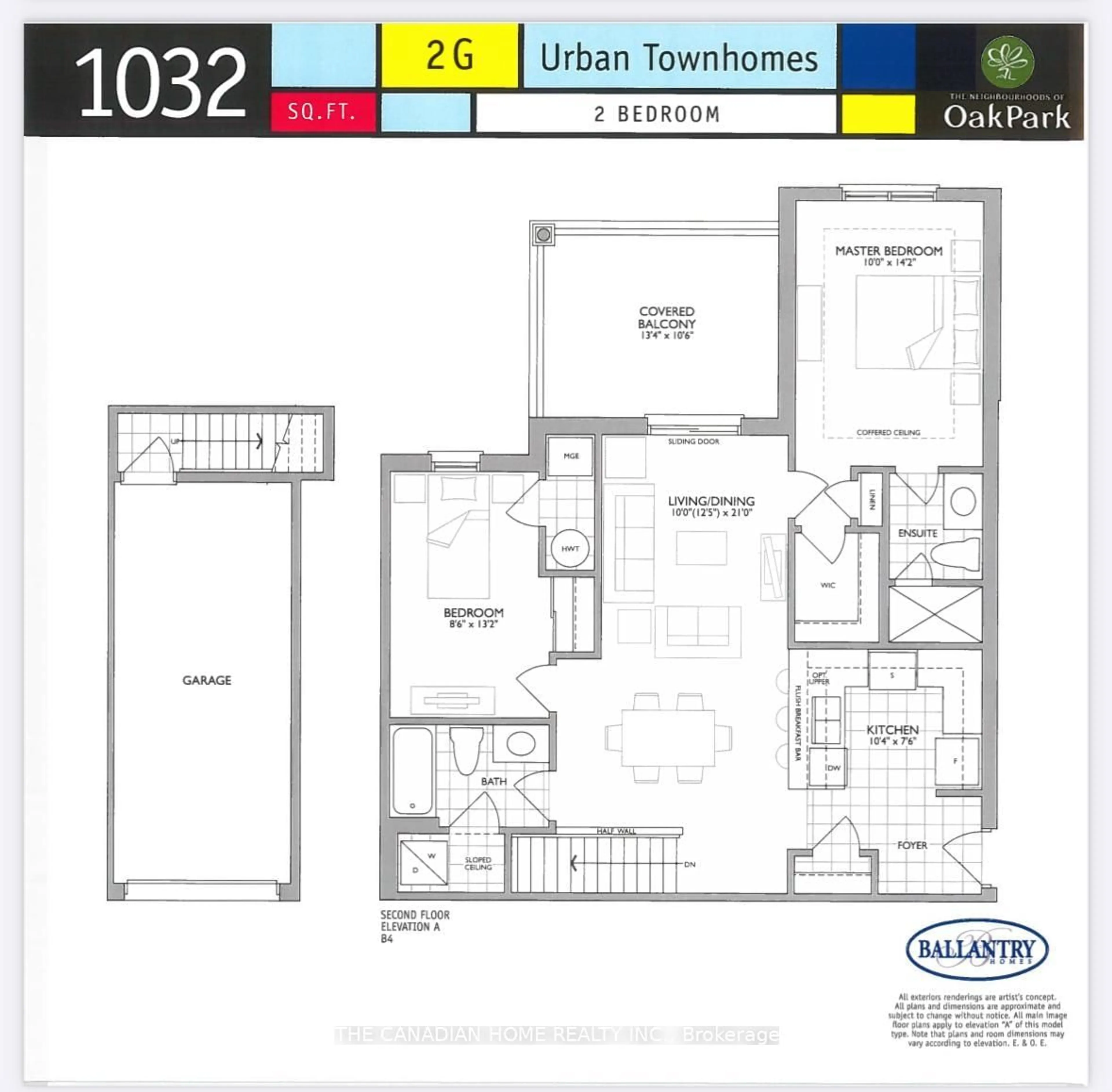 Floor plan for 269 Georgian Dr #208, Oakville Ontario L6H 0L1