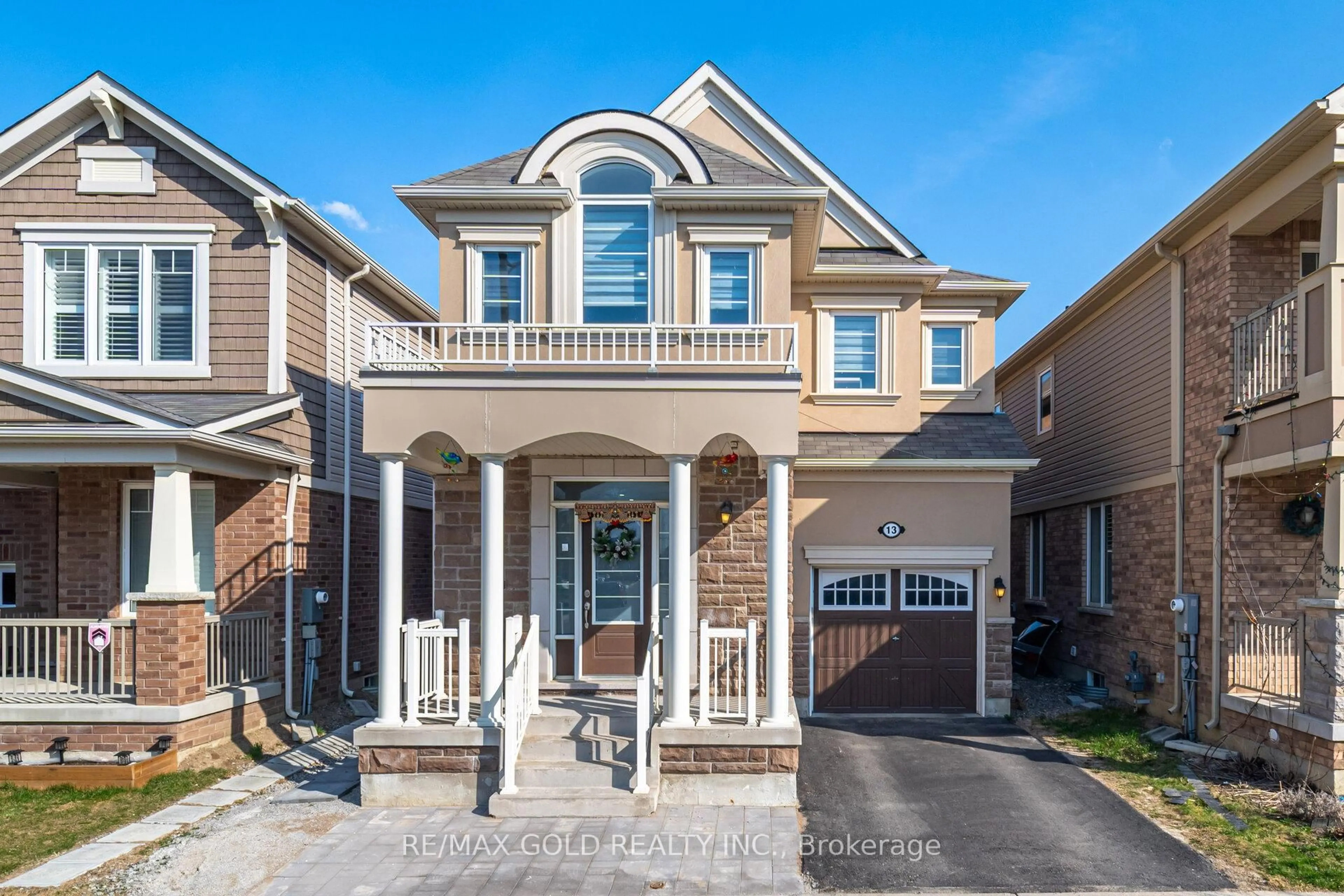 Home with brick exterior material, street for 13 Redfern St, Brampton Ontario L7A 4T7