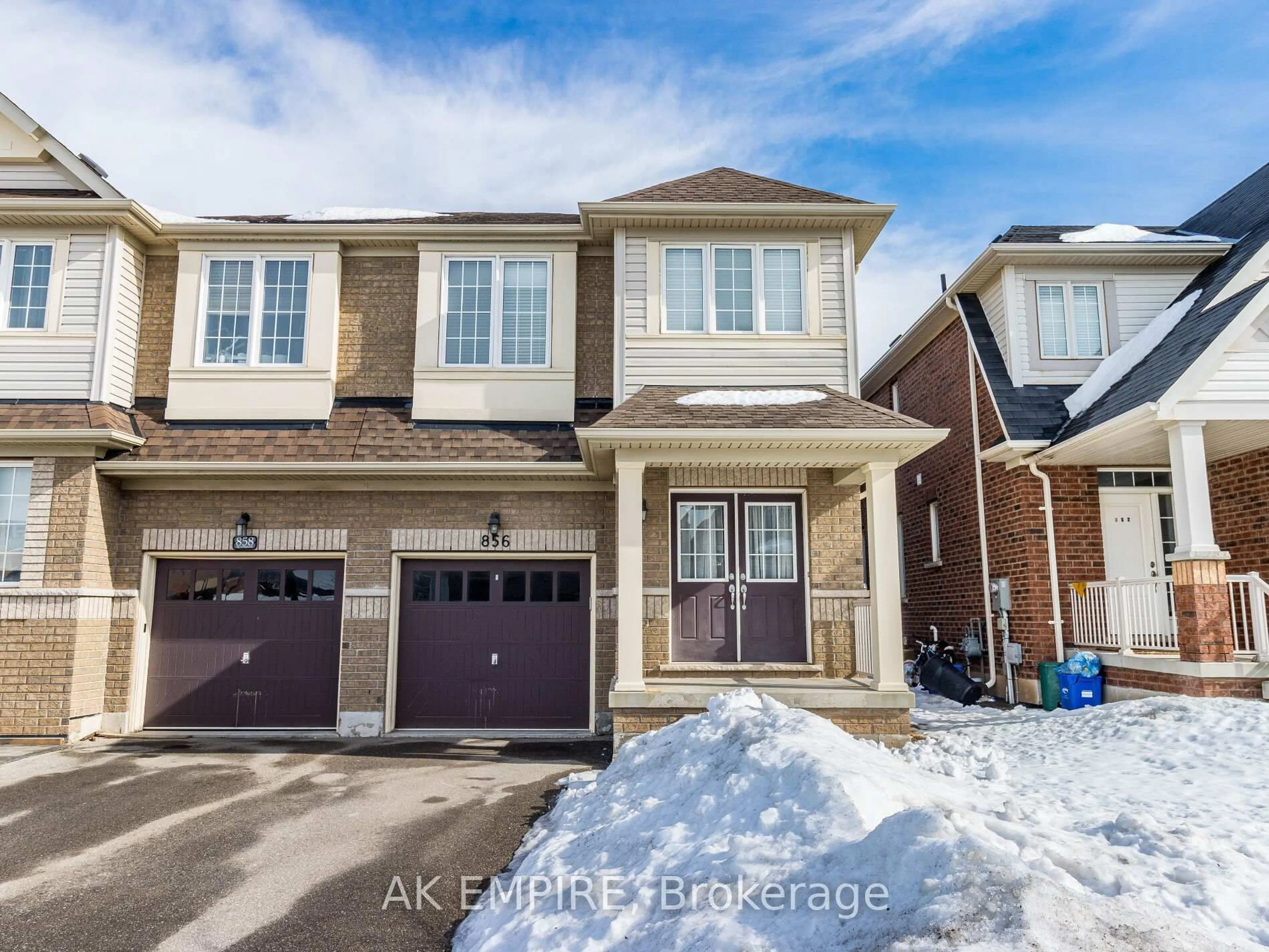 Home with brick exterior material, street for 856 Miltonbrook Cres, Milton Ontario L9T 8N4