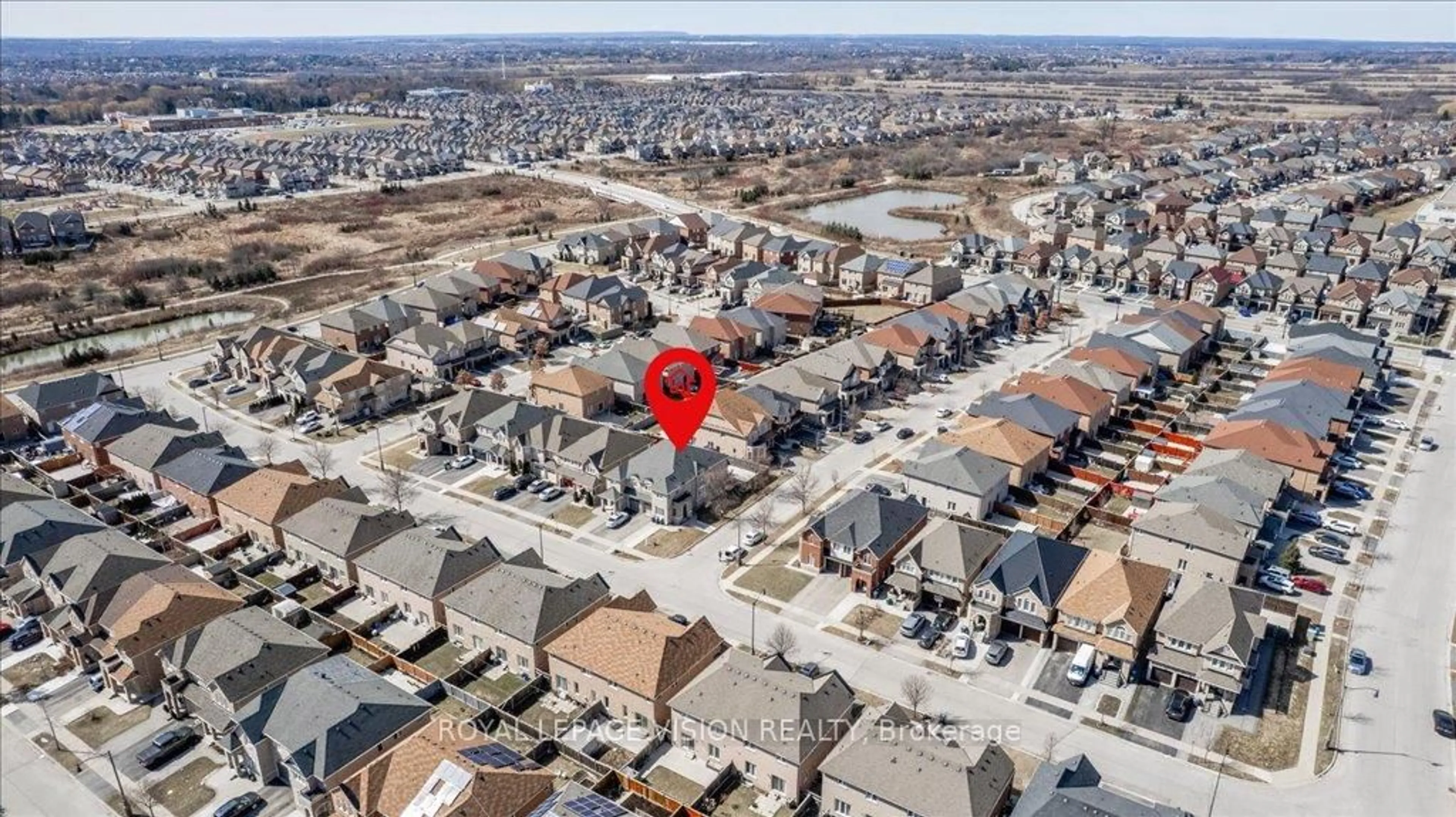 A pic from outside/outdoor area/front of a property/back of a property/a pic from drone, street for 32 Drexel Rd, Brampton Ontario L6P 3S1