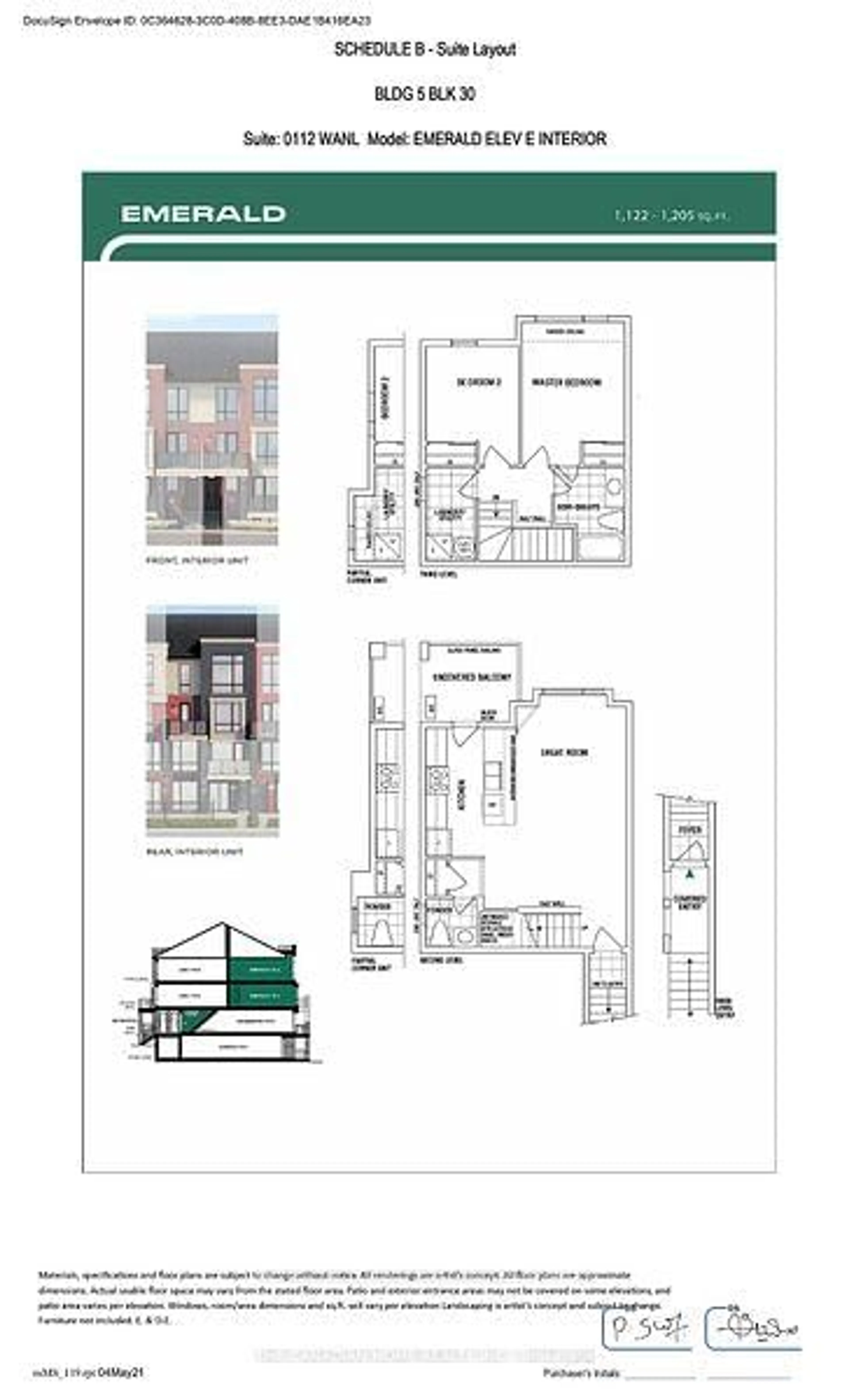 Floor plan for 35 Romilly Ave #14, Brampton Ontario L7A 0A7