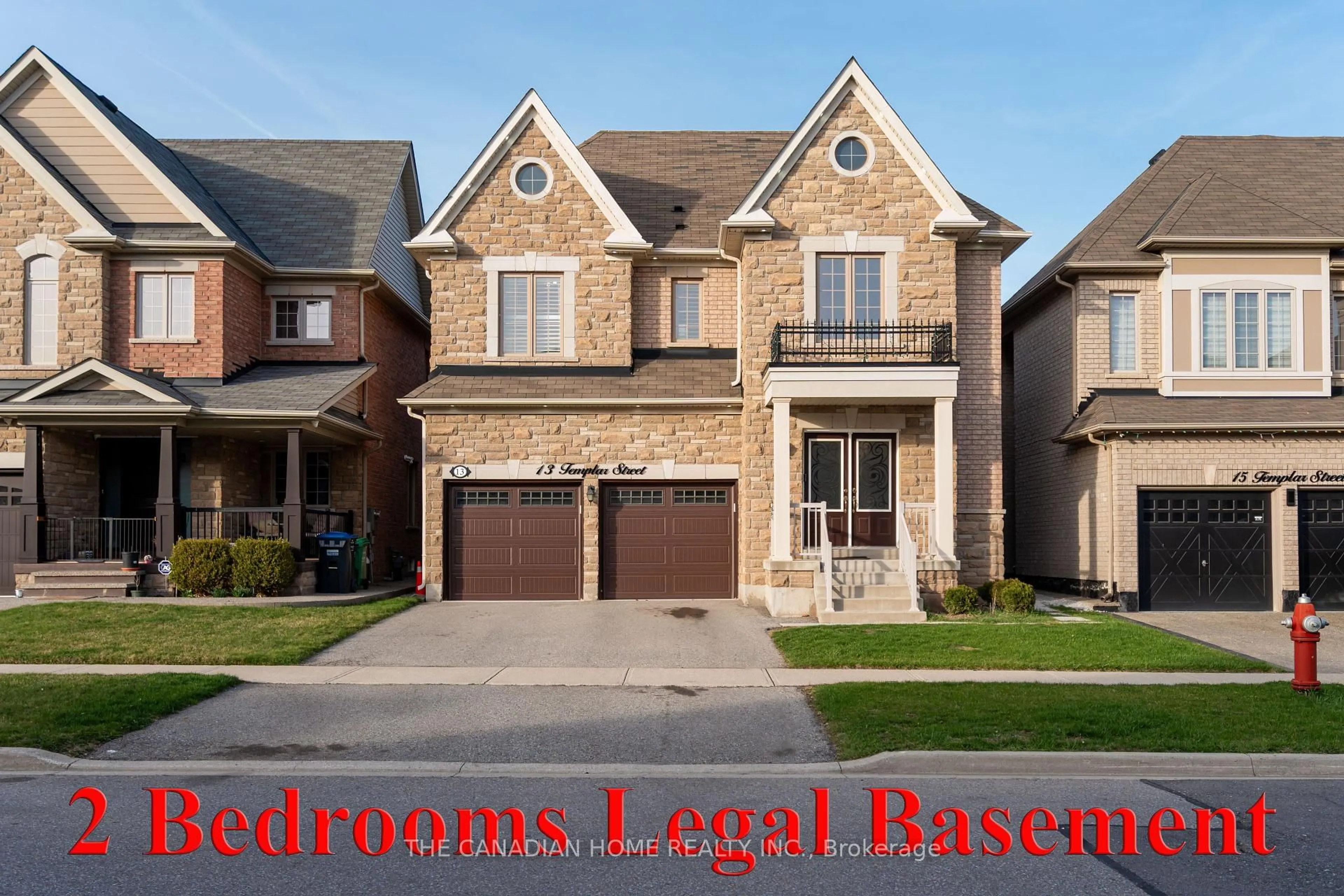 Home with brick exterior material, street for 13 Templar St, Brampton Ontario L6Y 2Y2