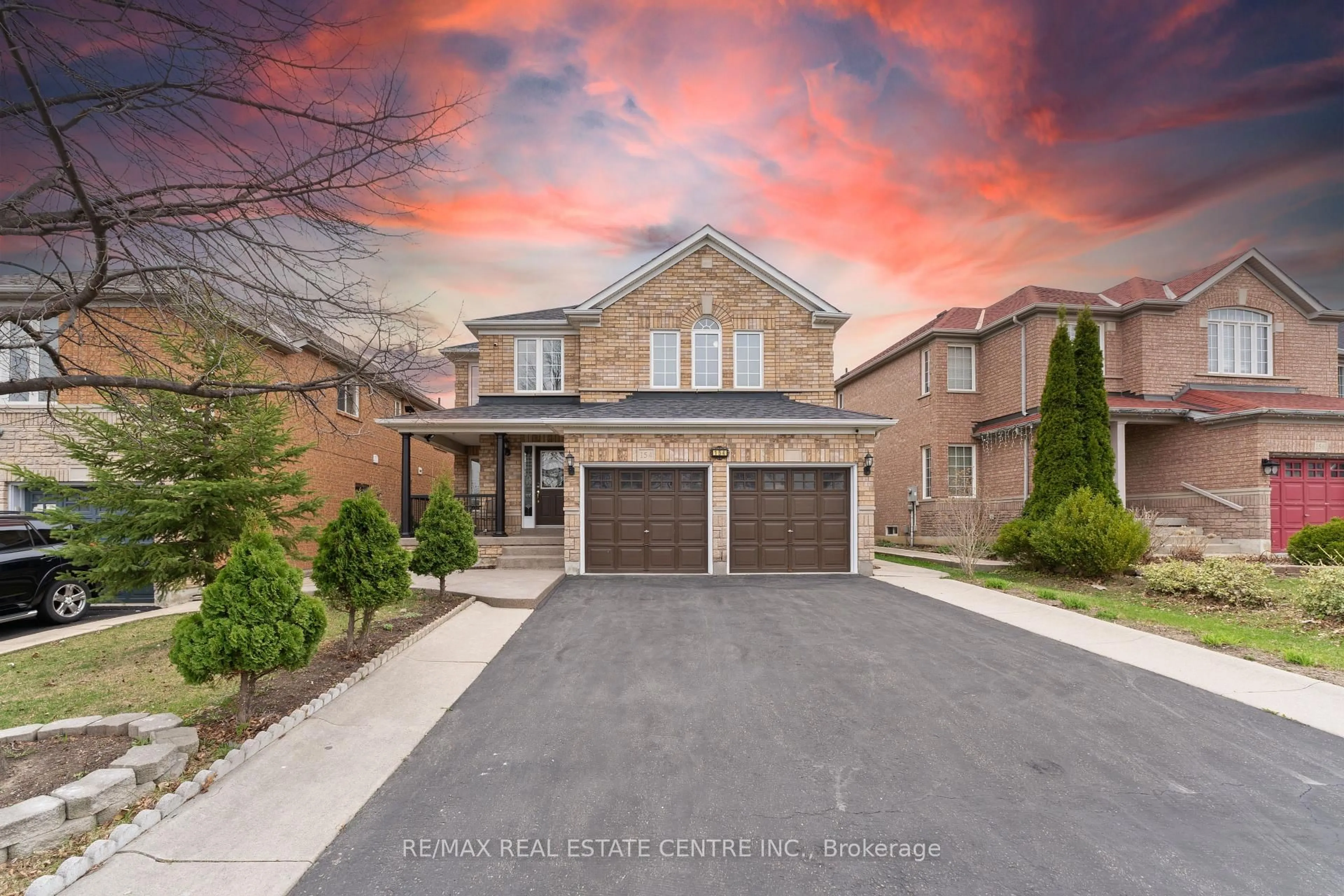 Home with brick exterior material, street for 154 Sunny Meadow Blvd, Brampton Ontario L6R 2Z2