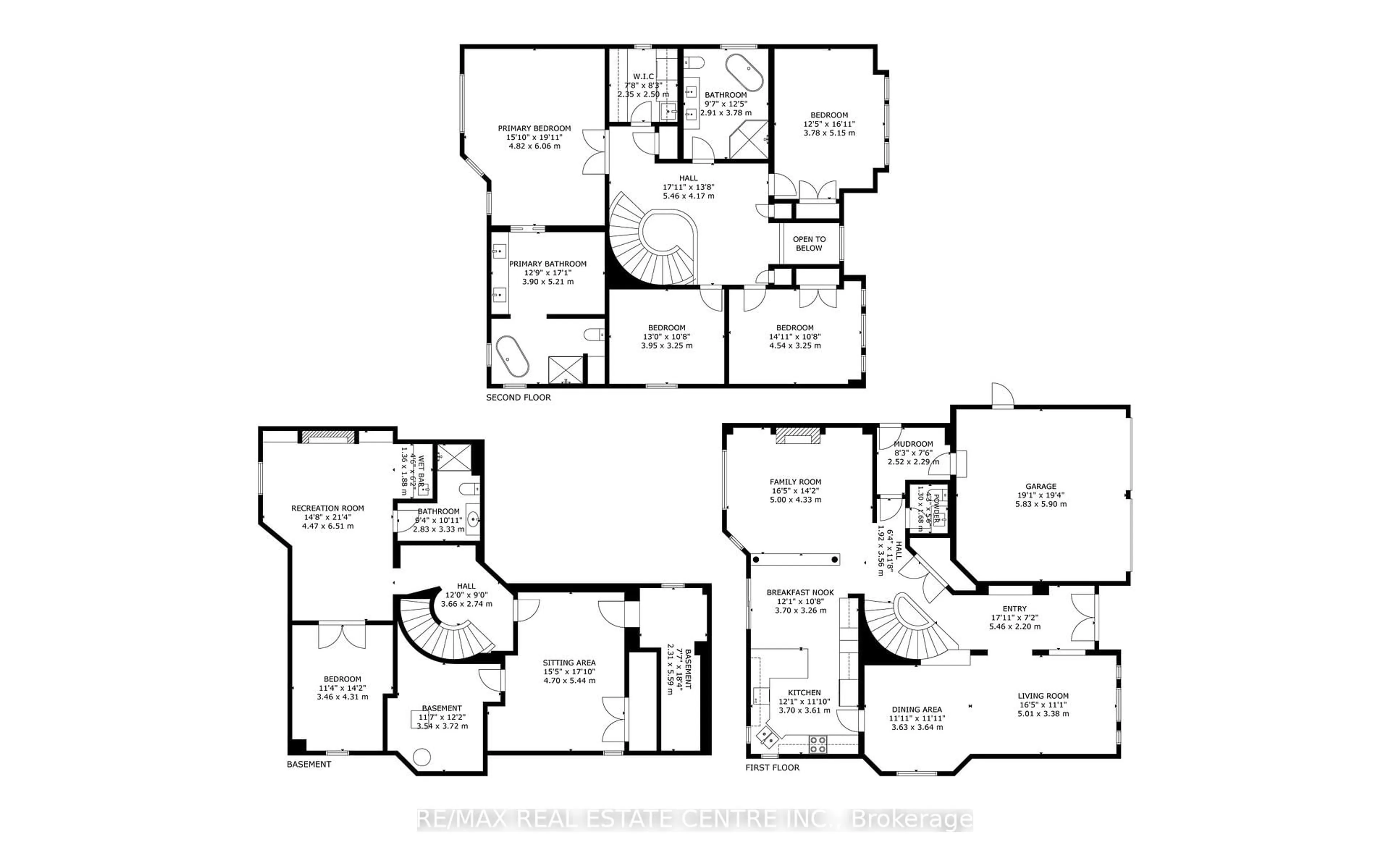 Floor plan for 2222 SNEAD Rd, Burlington Ontario L7M 4X2
