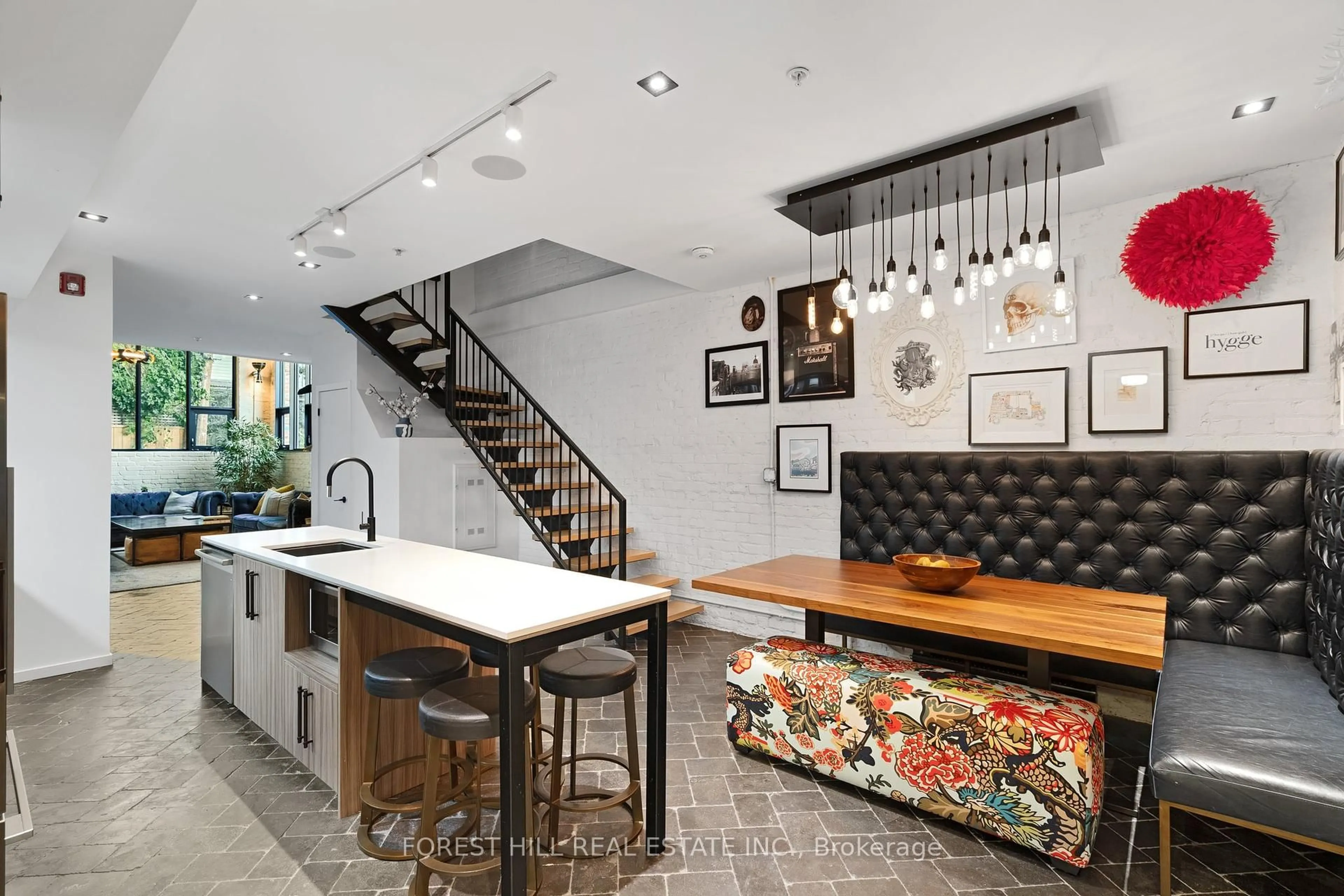 Contemporary kitchen, unknown for 50 Bartlett Ave #Th16, Toronto Ontario M6H 3E6