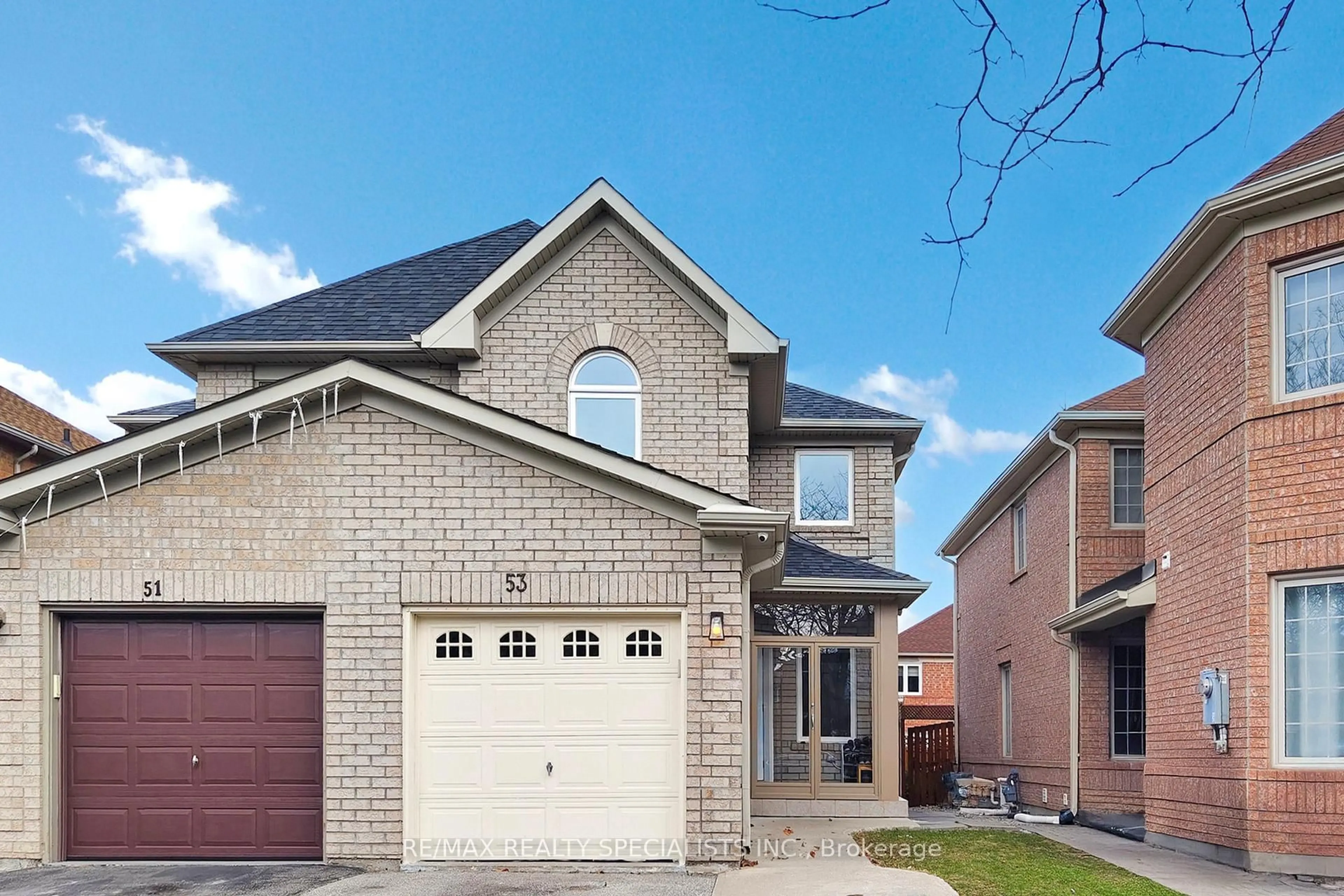 Home with brick exterior material, street for 53 Coachwhip Rd, Brampton Ontario L6R 1X9