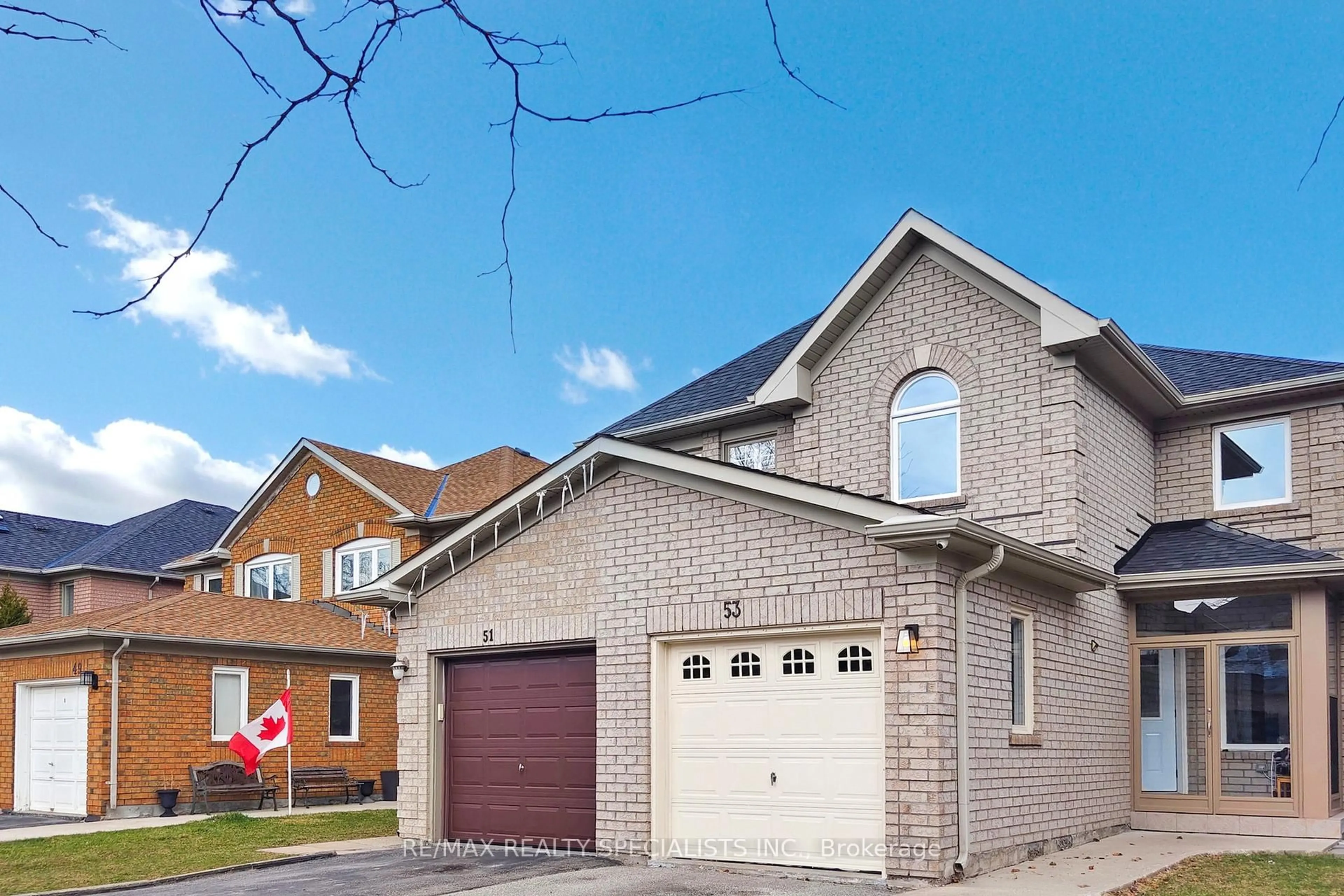 Home with brick exterior material, street for 53 Coachwhip Rd, Brampton Ontario L6R 1X9