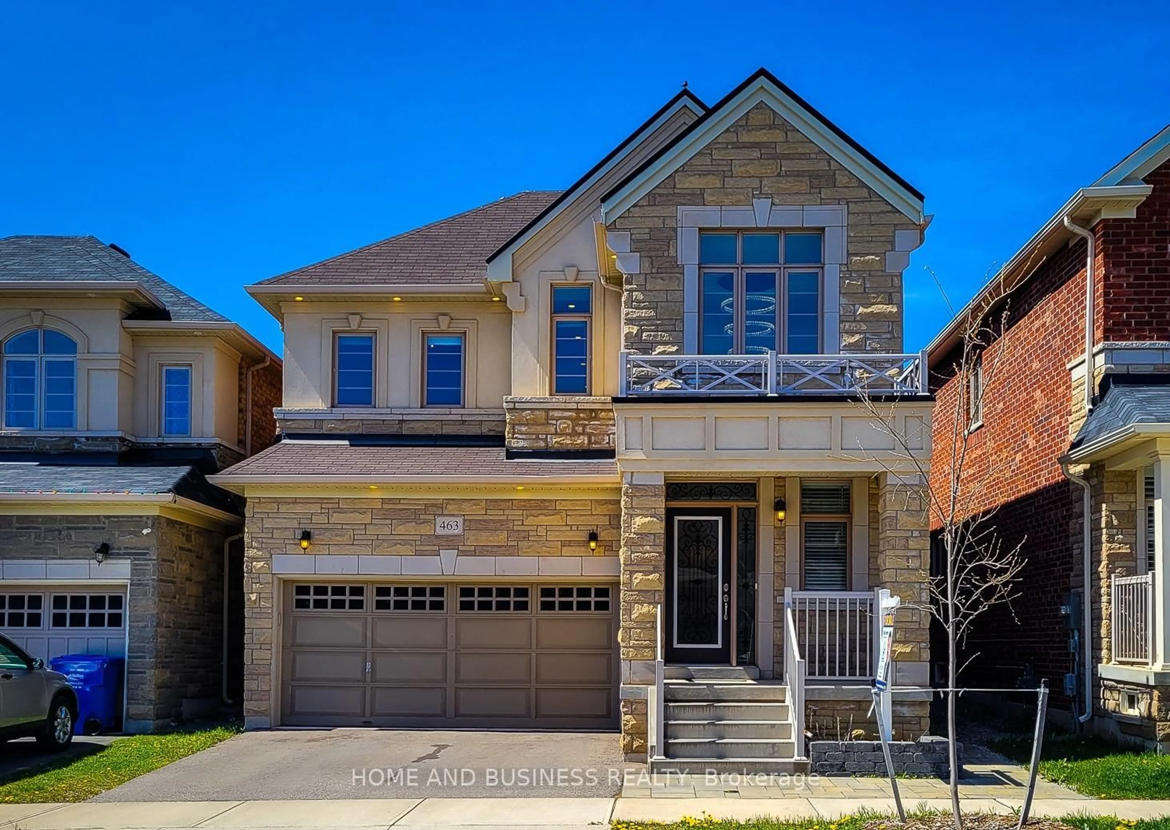 Home with brick exterior material, street for 463 Grindstone Tr, Oakville Ontario L6H 7H5