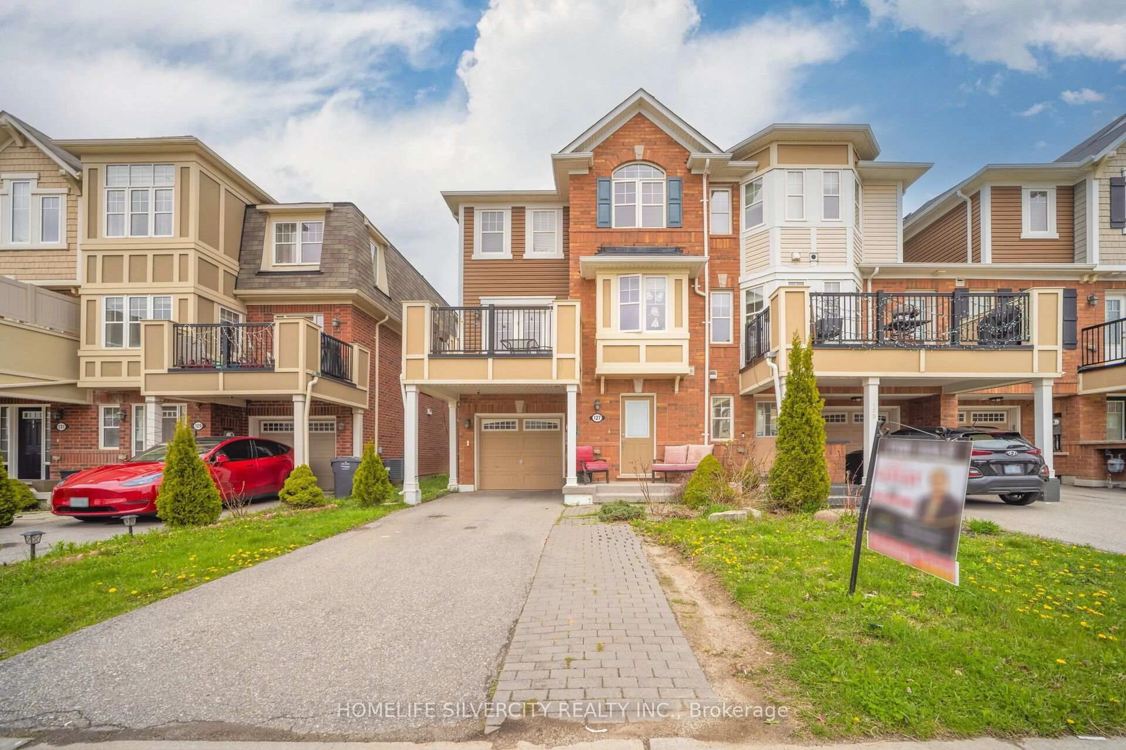 Home with brick exterior material, street for 127 Bleasdale Ave, Brampton Ontario L7A 0V8