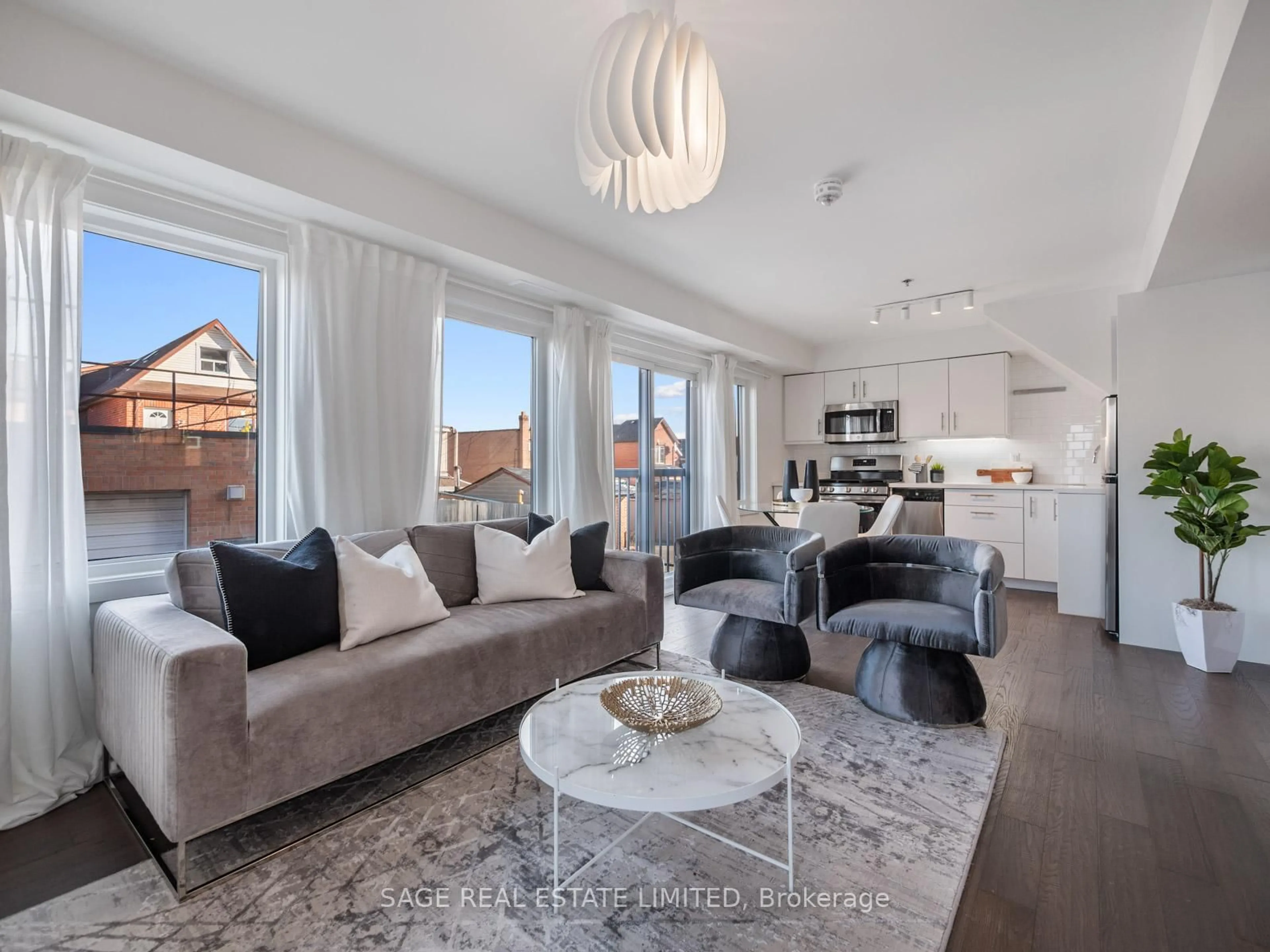 Living room with furniture, unknown for 1183 Dufferin St #108, Toronto Ontario M6H 4B7