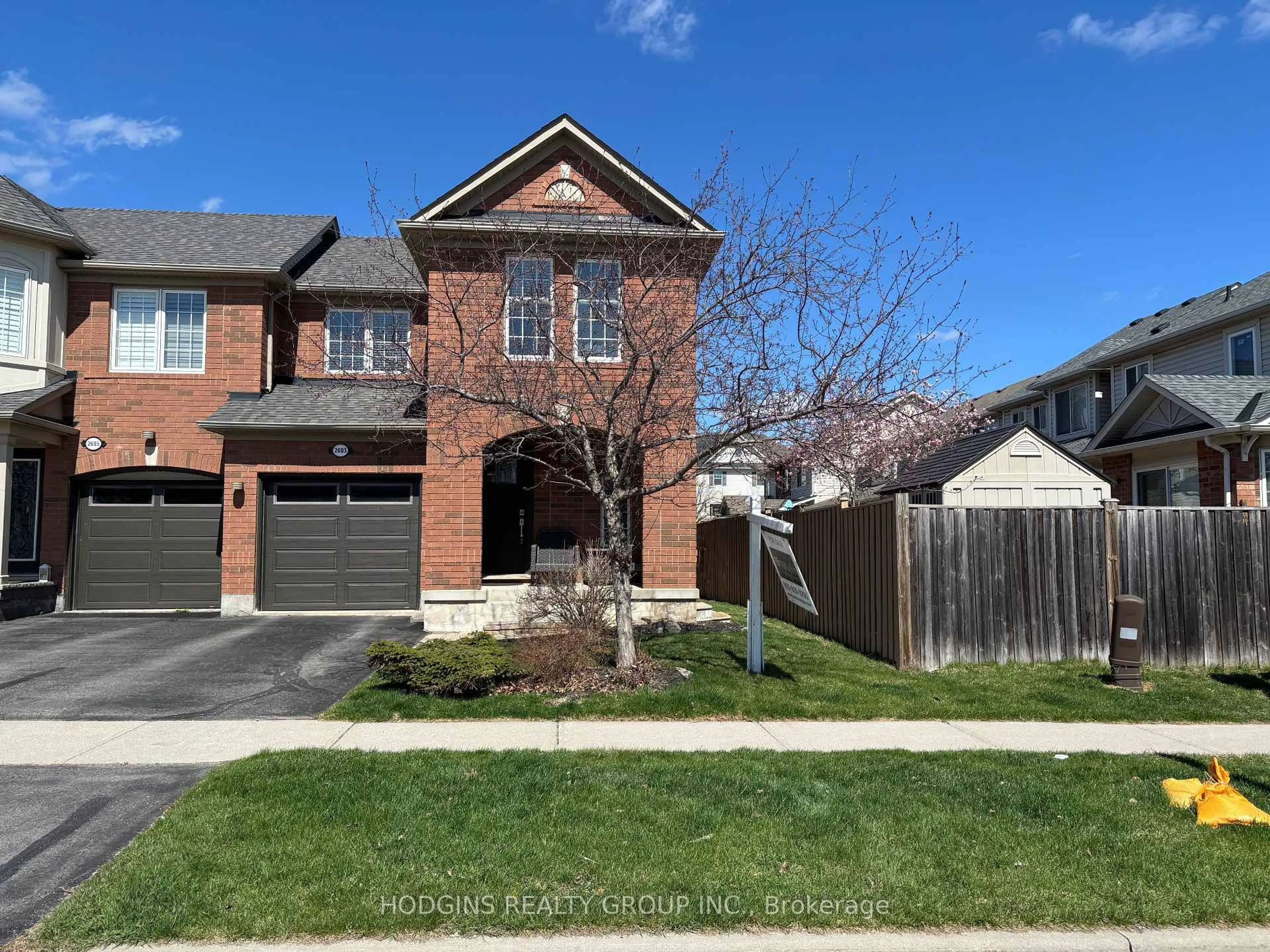 Home with brick exterior material, street for 2603 Valleyridge Dr #2603, Oakville Ontario L6M 5H6