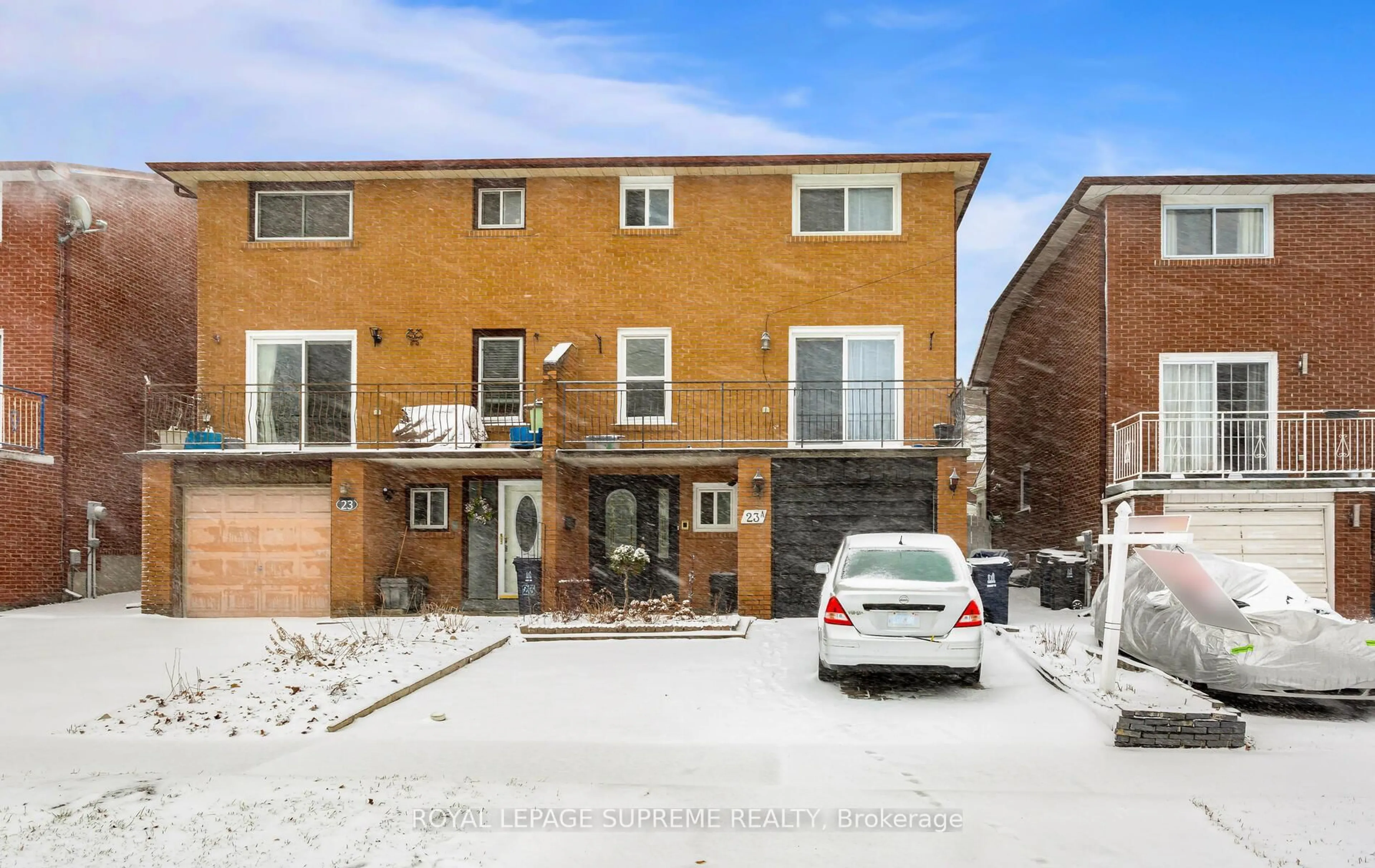 Home with brick exterior material, street for 23 A Terry Dr, Toronto Ontario M6N 4Y8