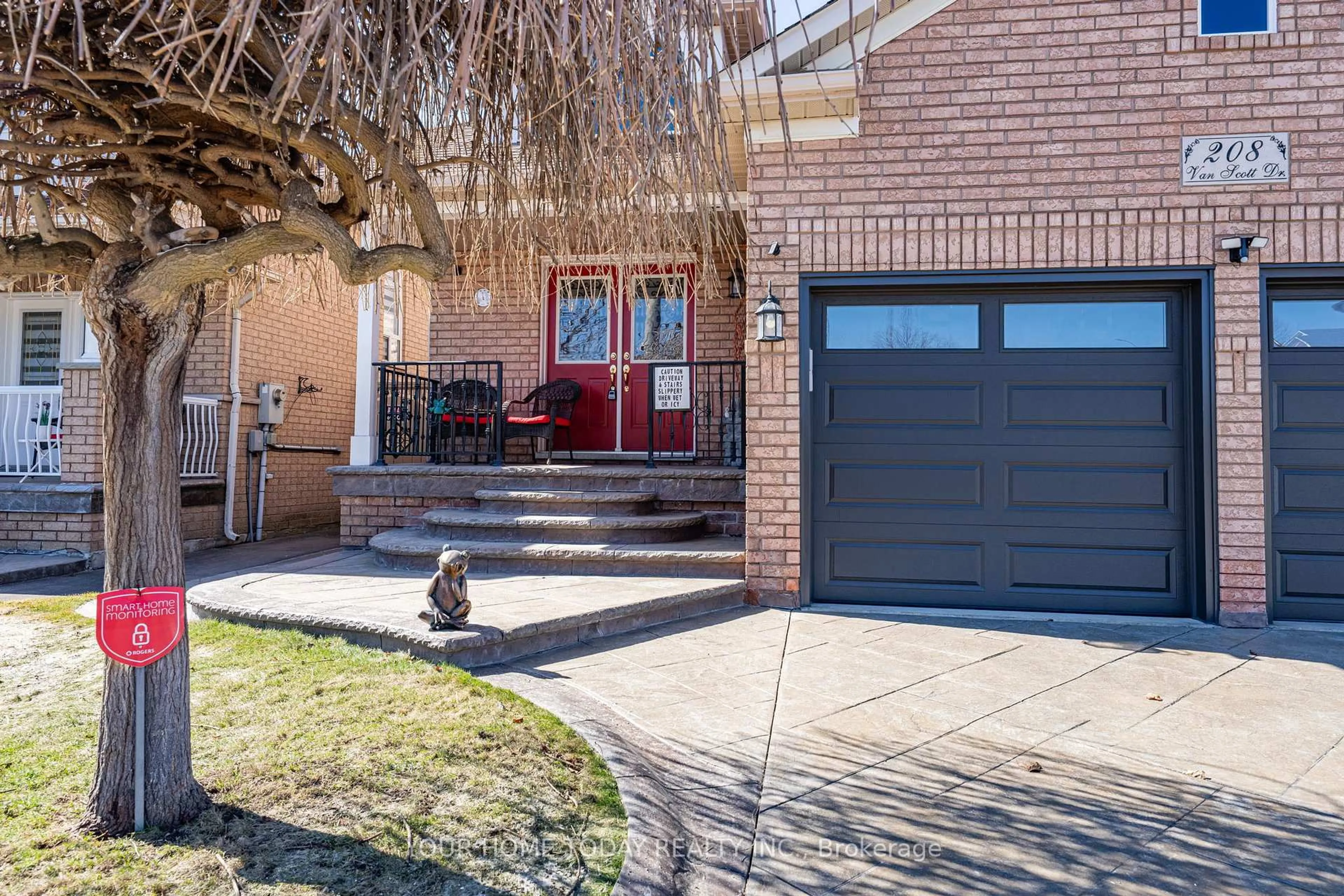 Home with brick exterior material, street for 208 Van Scott Dr, Brampton Ontario L7A 1V9