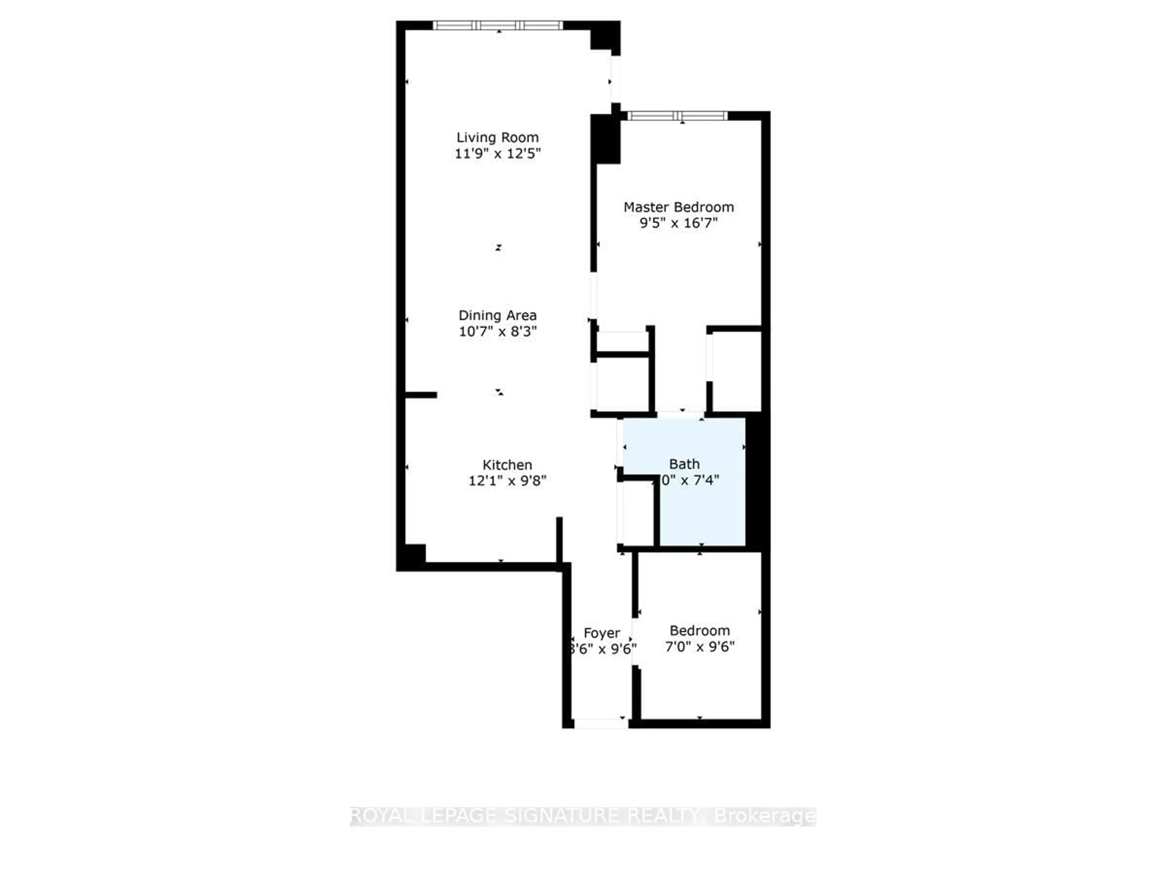 Floor plan for 35 Viking Lane #438, Toronto Ontario M9B 0A2