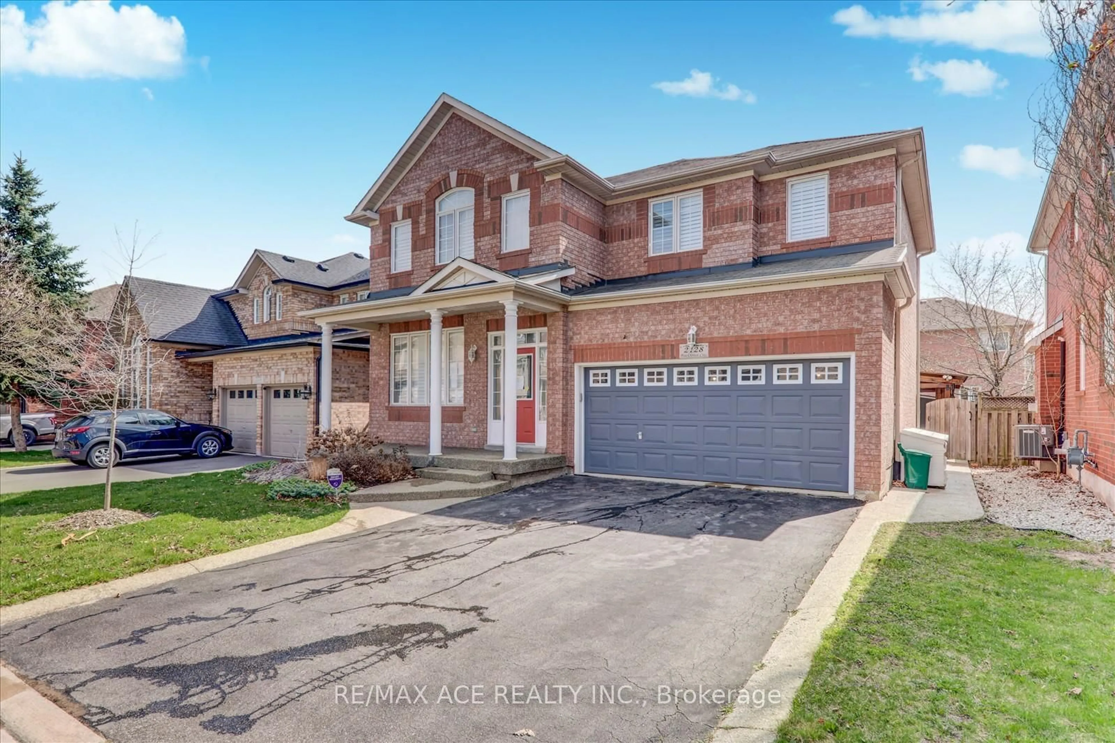 Home with brick exterior material, street for 2128 Blackforest Cres, Oakville Ontario L6M 4T7