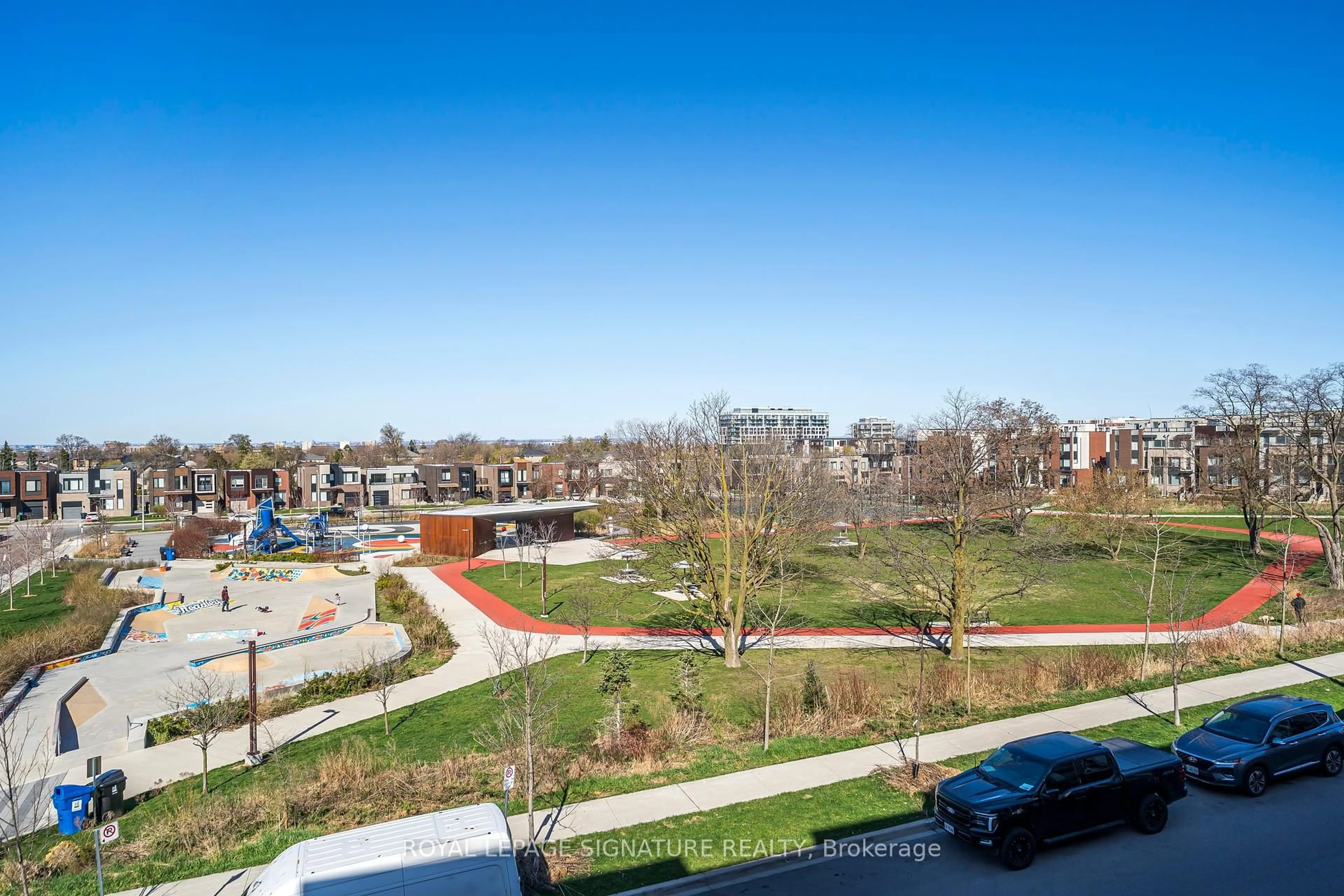 A pic from outside/outdoor area/front of a property/back of a property/a pic from drone, unknown for 71 Frederick Tisdale Dr, Toronto Ontario M3K 0C5