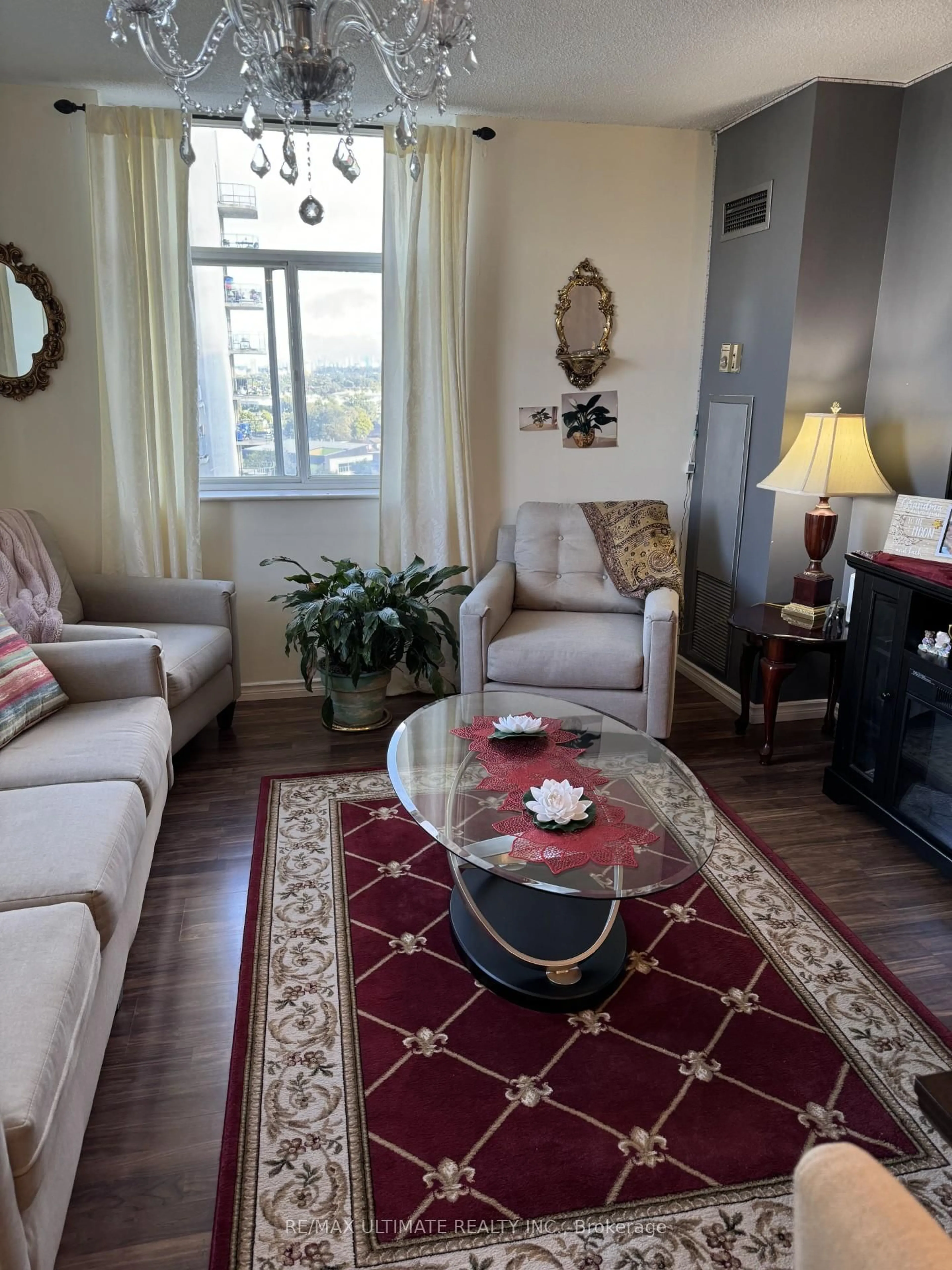 Living room with furniture, unknown for 3559 Eglinton Ave #1210, Toronto Ontario M6M 5C6