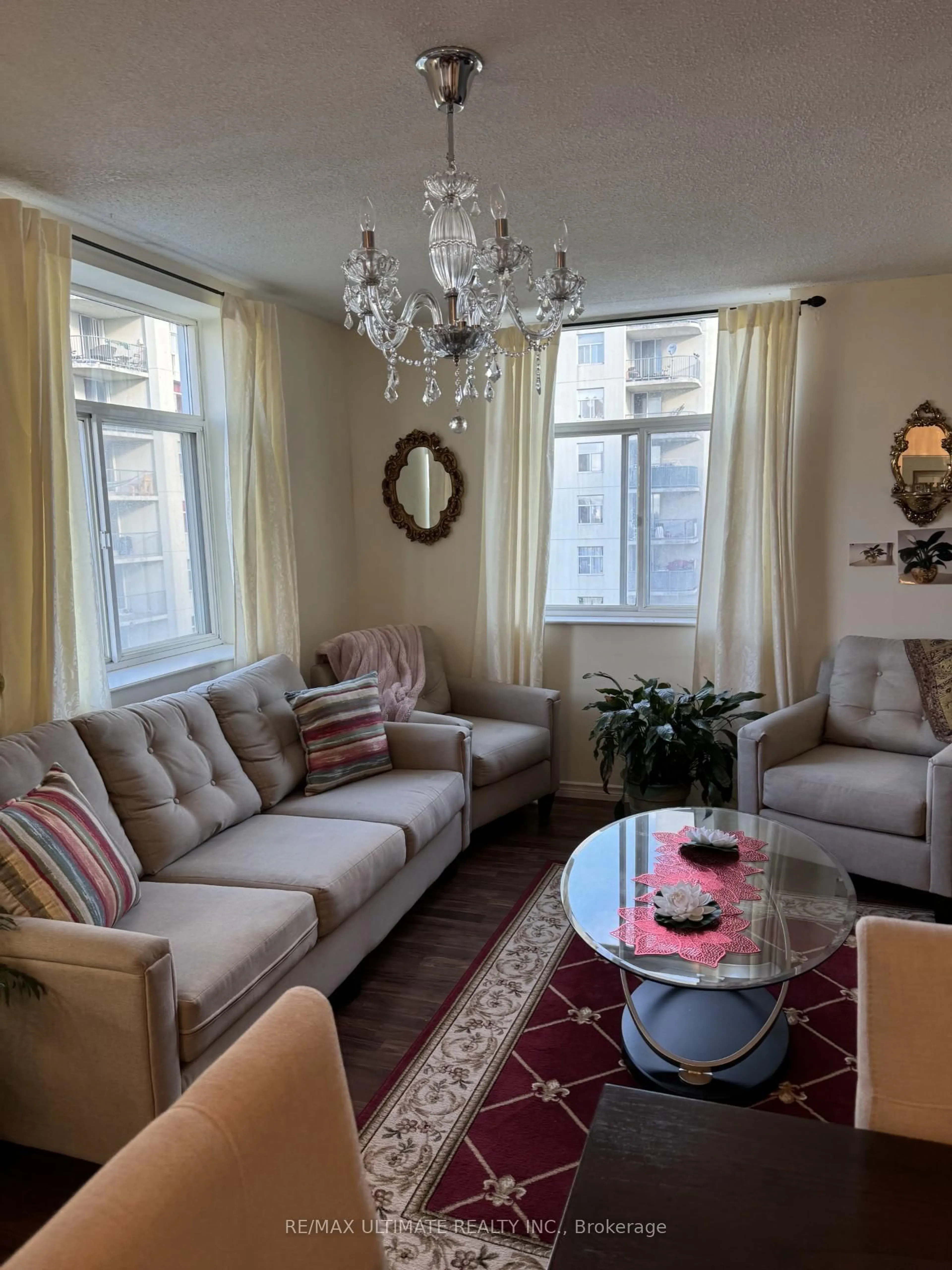 Living room with furniture, unknown for 3559 Eglinton Ave #1210, Toronto Ontario M6M 5C6